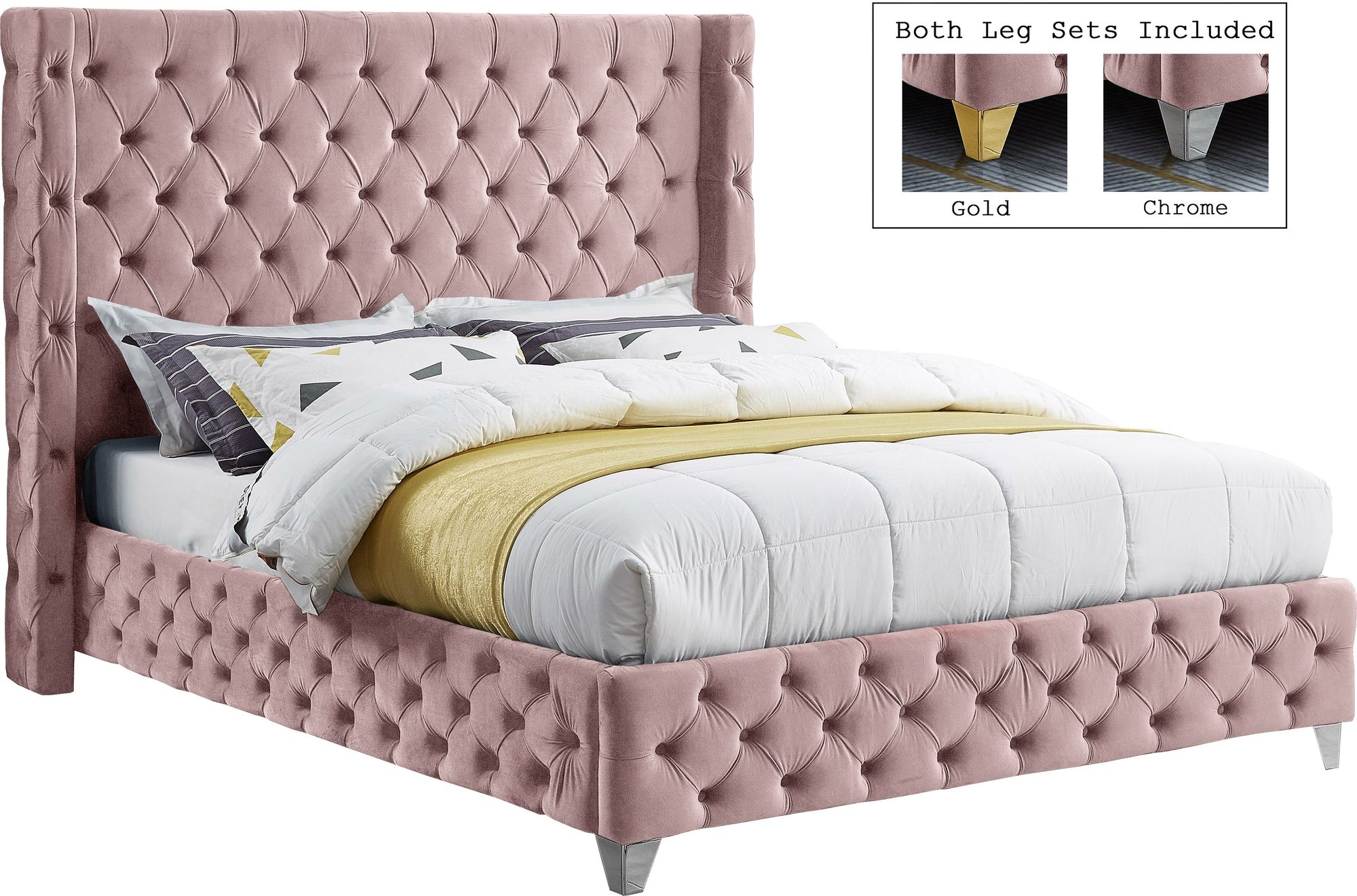 Savan Velvet Bed