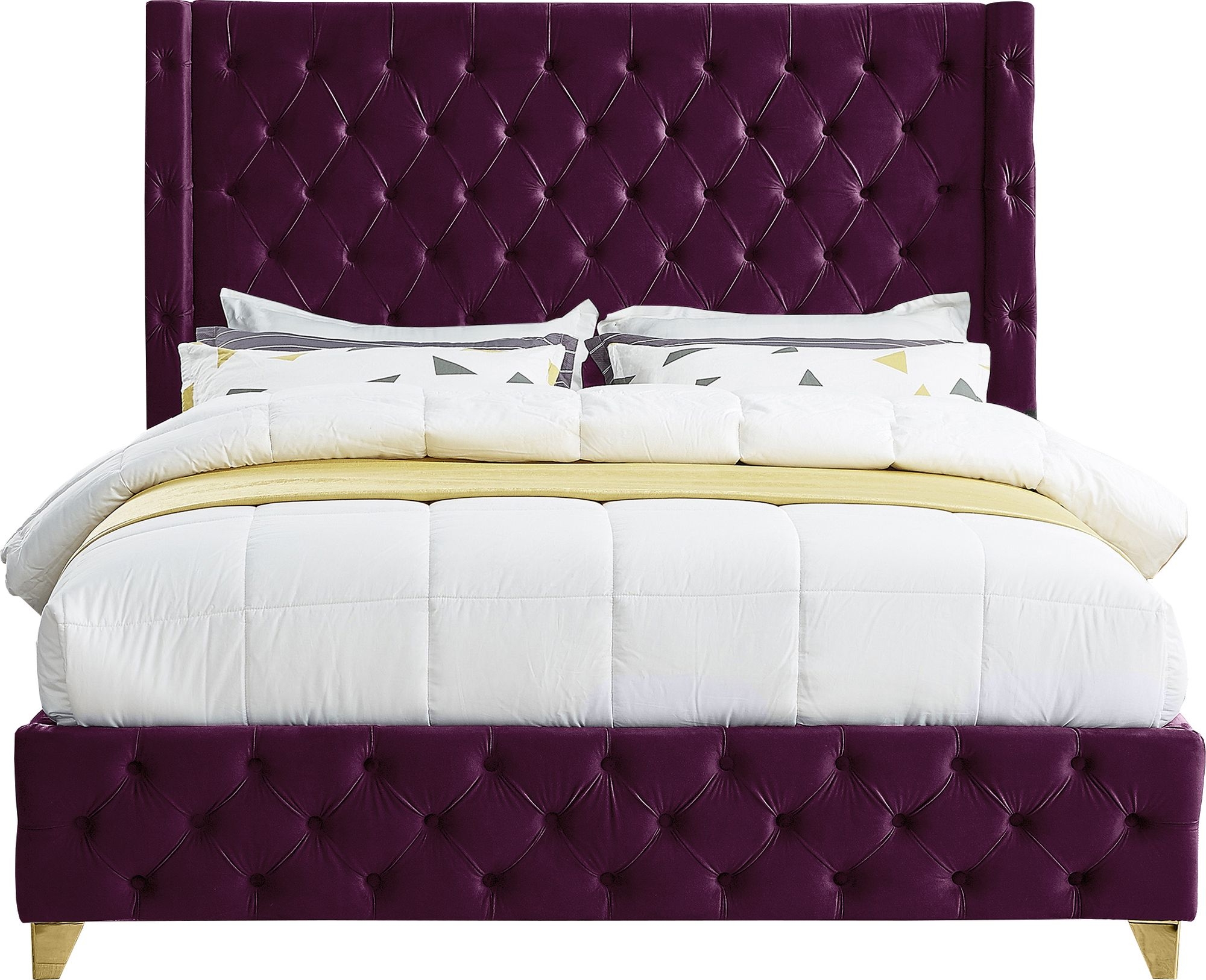 Savan Velvet Bed