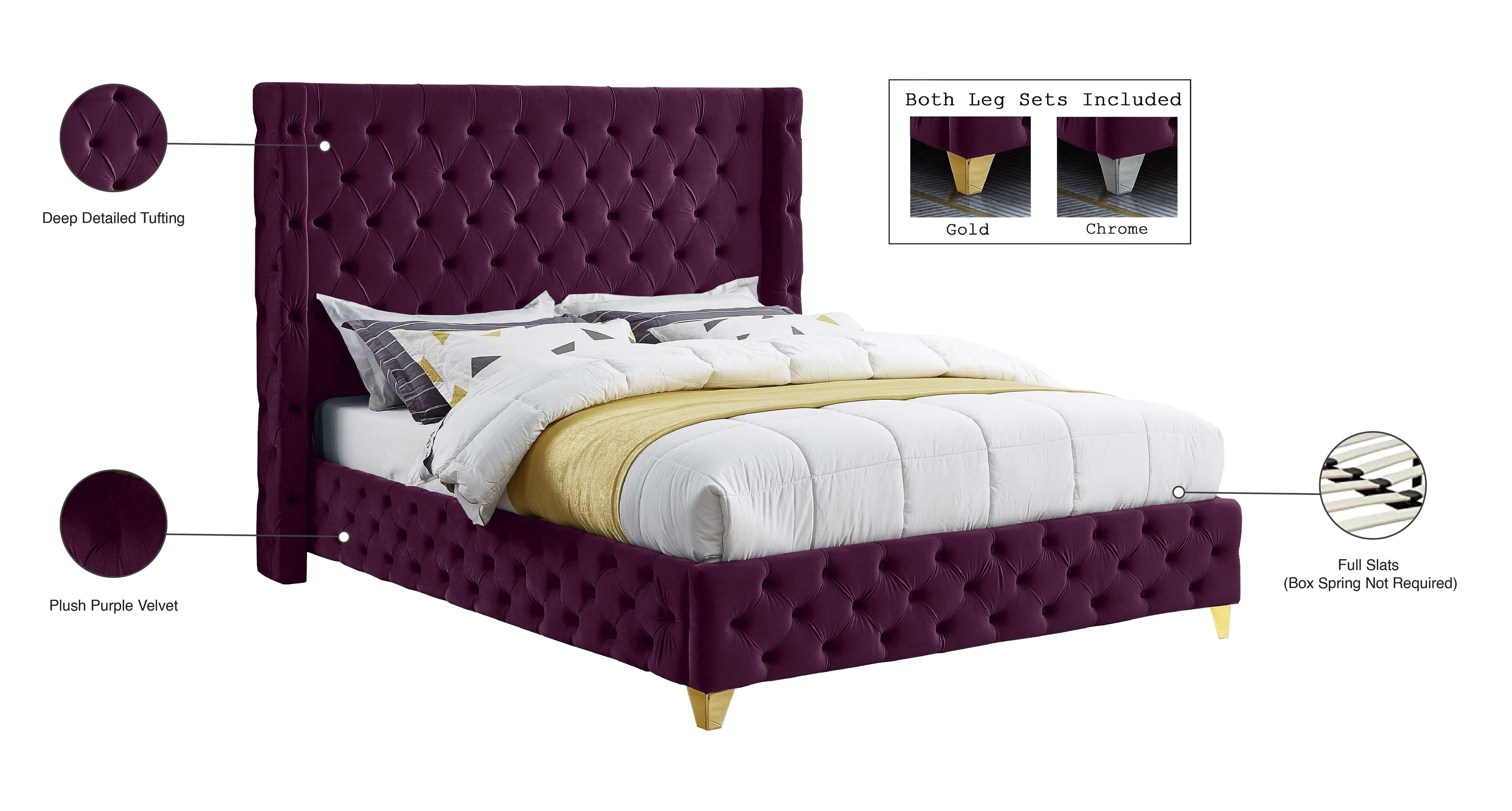 Savan Velvet Bed