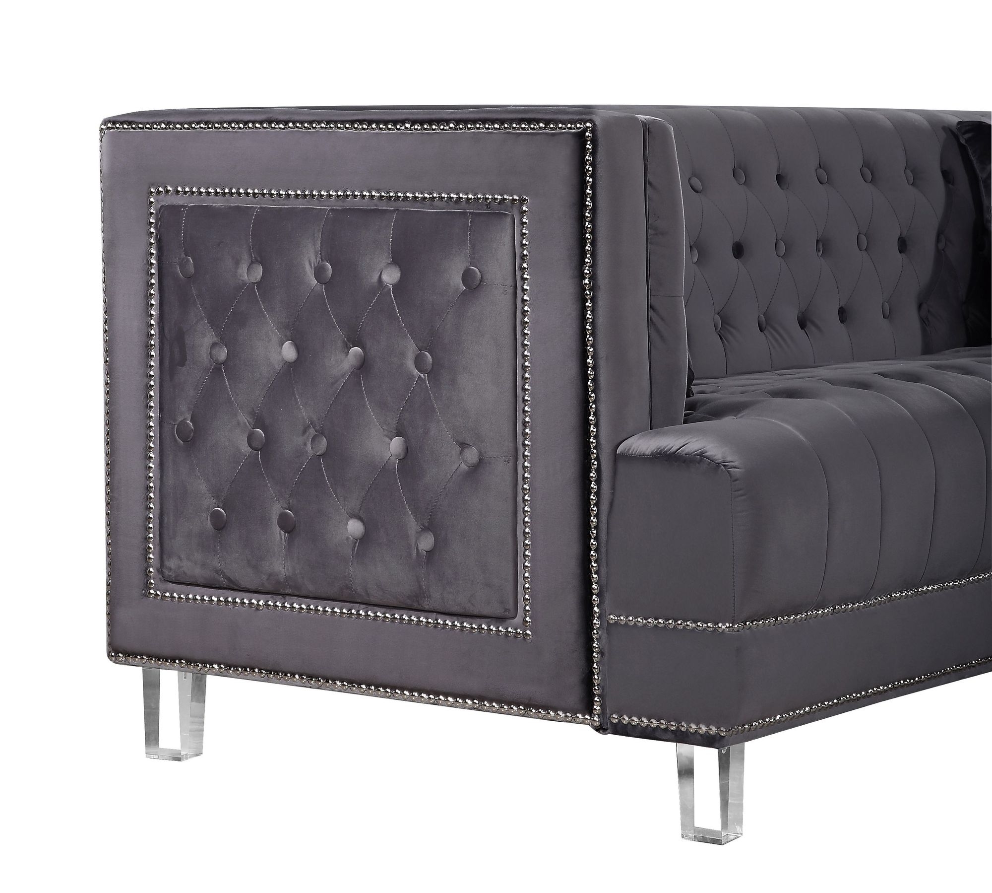 Lucas Velvet Sofa
