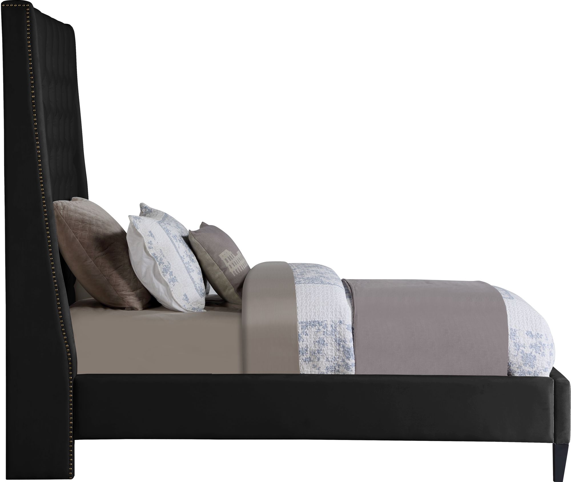 Fritz Velvet Twin Size Bed