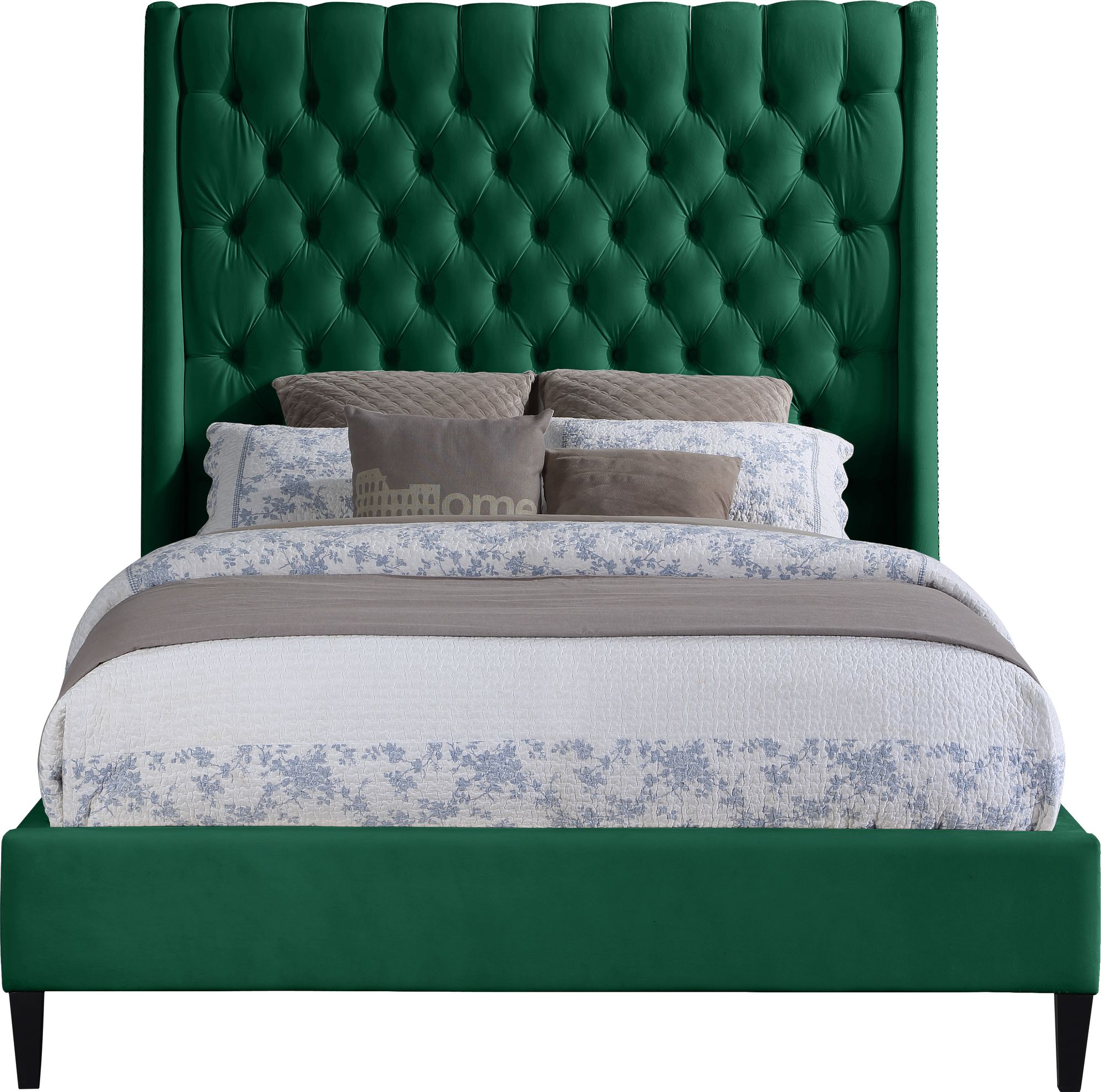 Fritz Velvet Full Size Bed