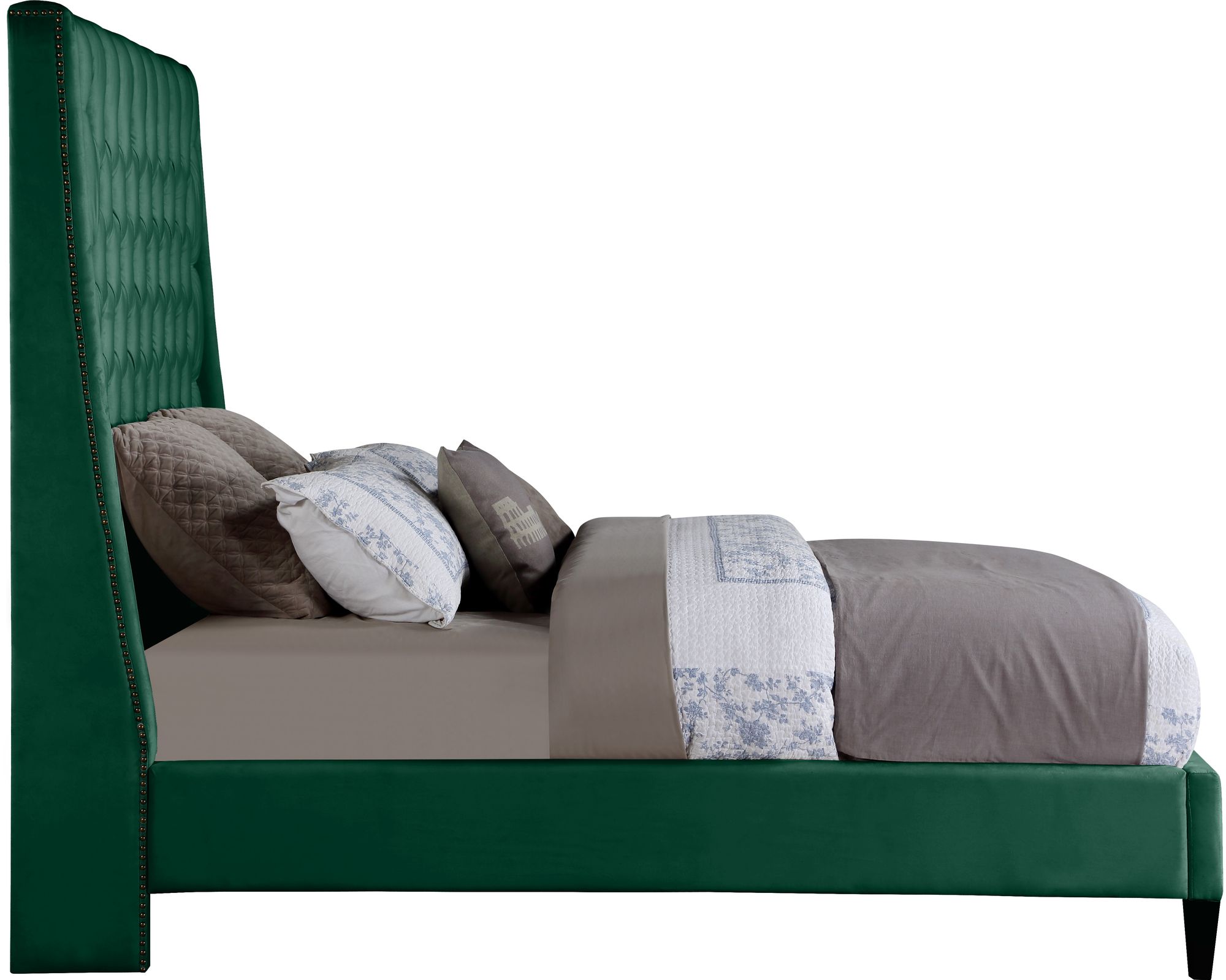 Fritz Velvet Full Size Bed