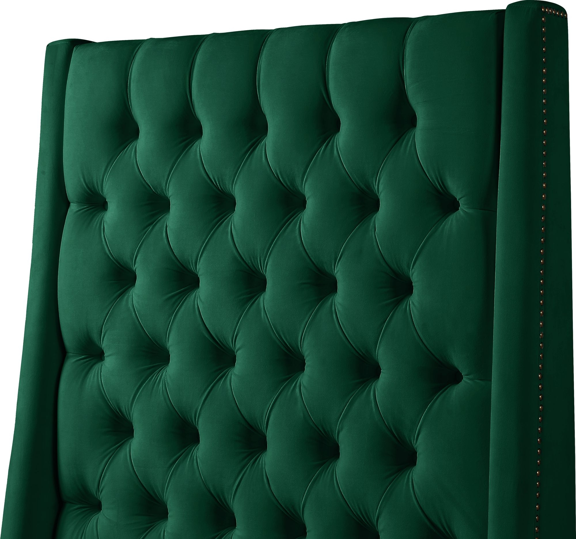 Fritz Velvet Queen Size Bed