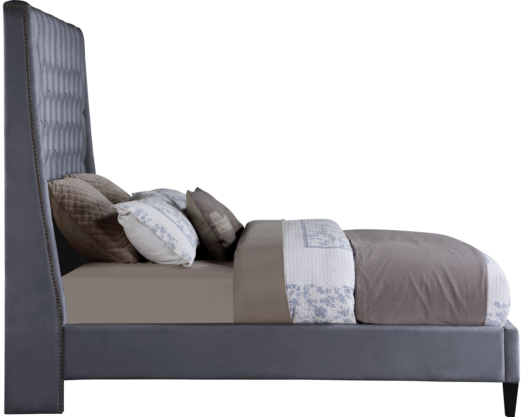 Fritz Velvet Full Size Bed