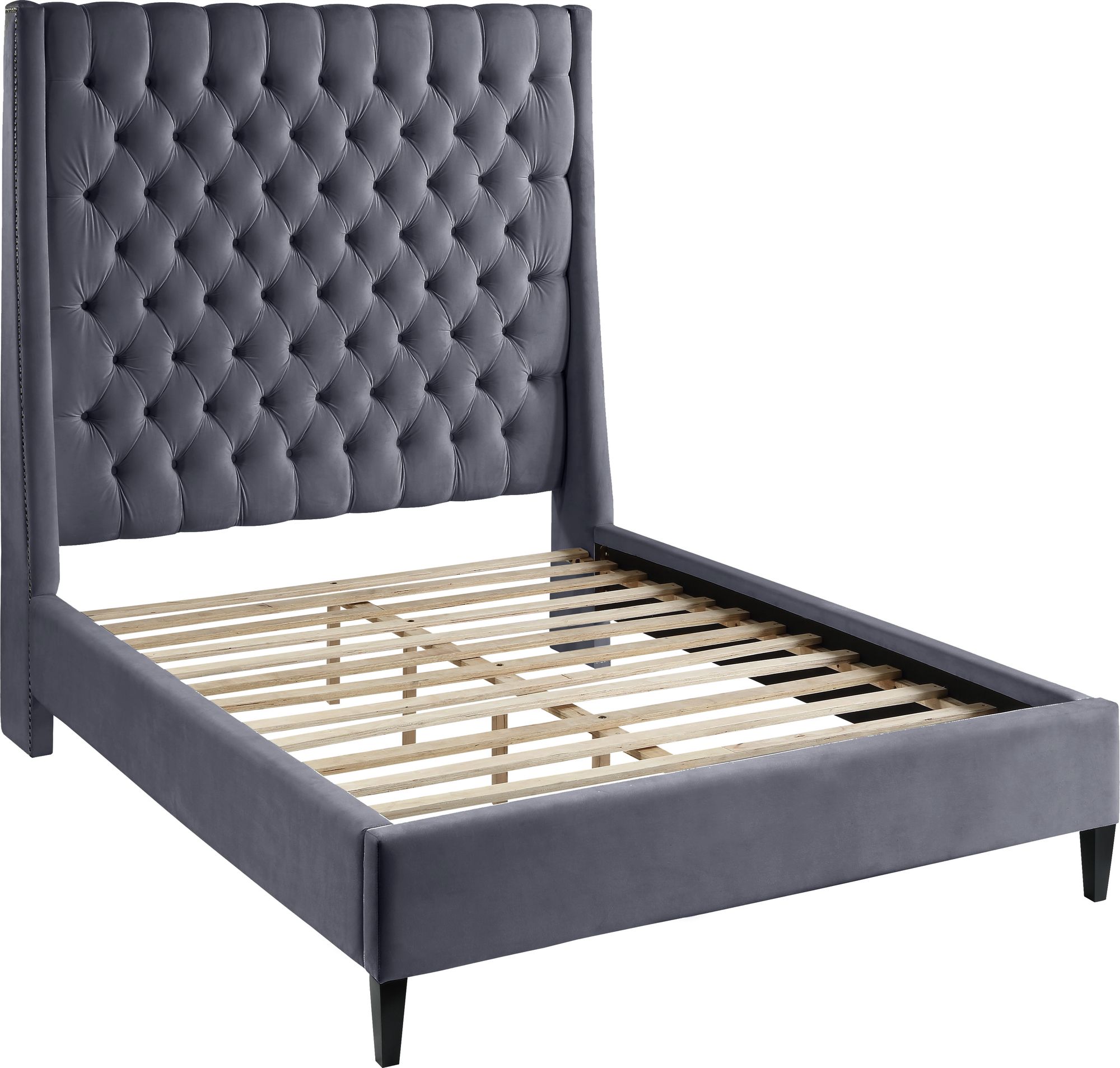 Fritz Velvet Full Size Bed