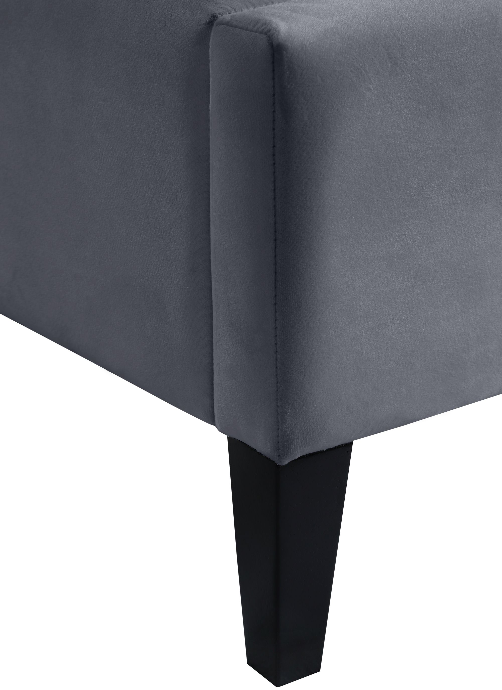 Fritz Velvet Queen Size Bed