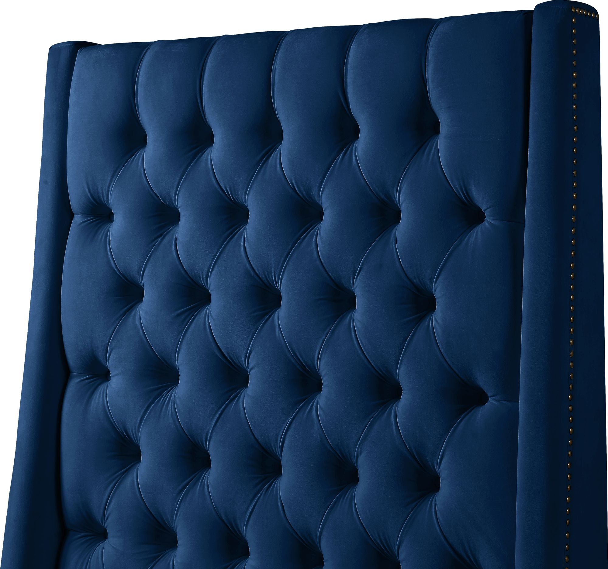 Fritz Velvet Queen Size Bed