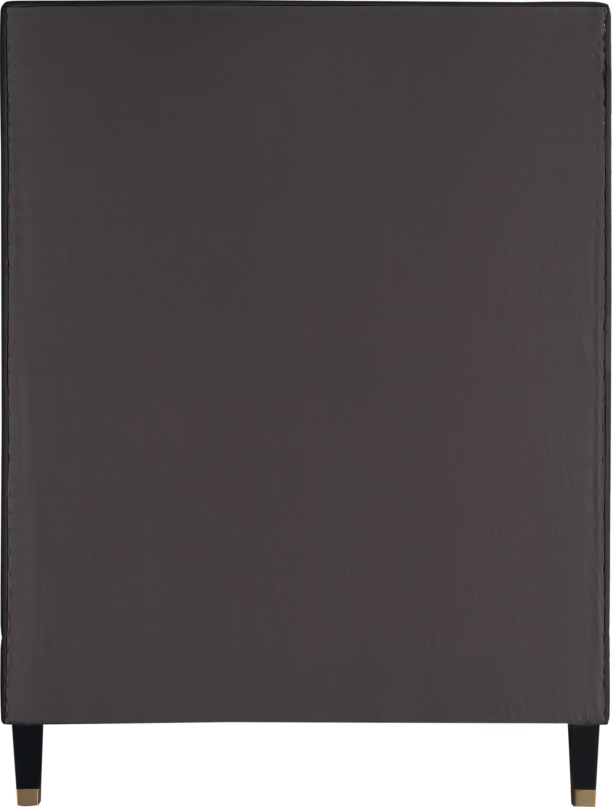 Harlie Velvet Twin Size Bed