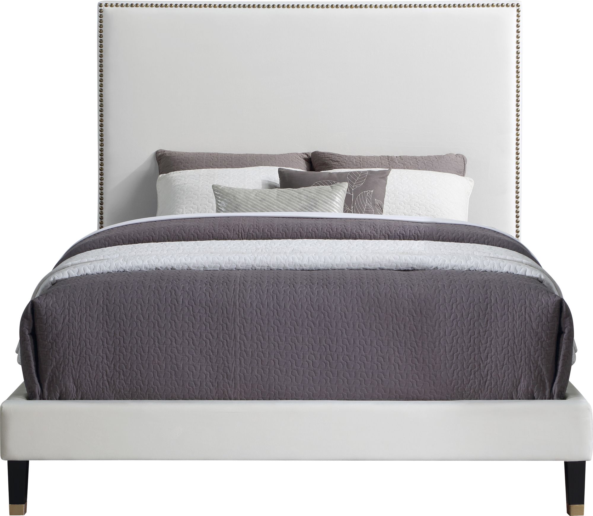 Harlie Velvet Full Size Bed