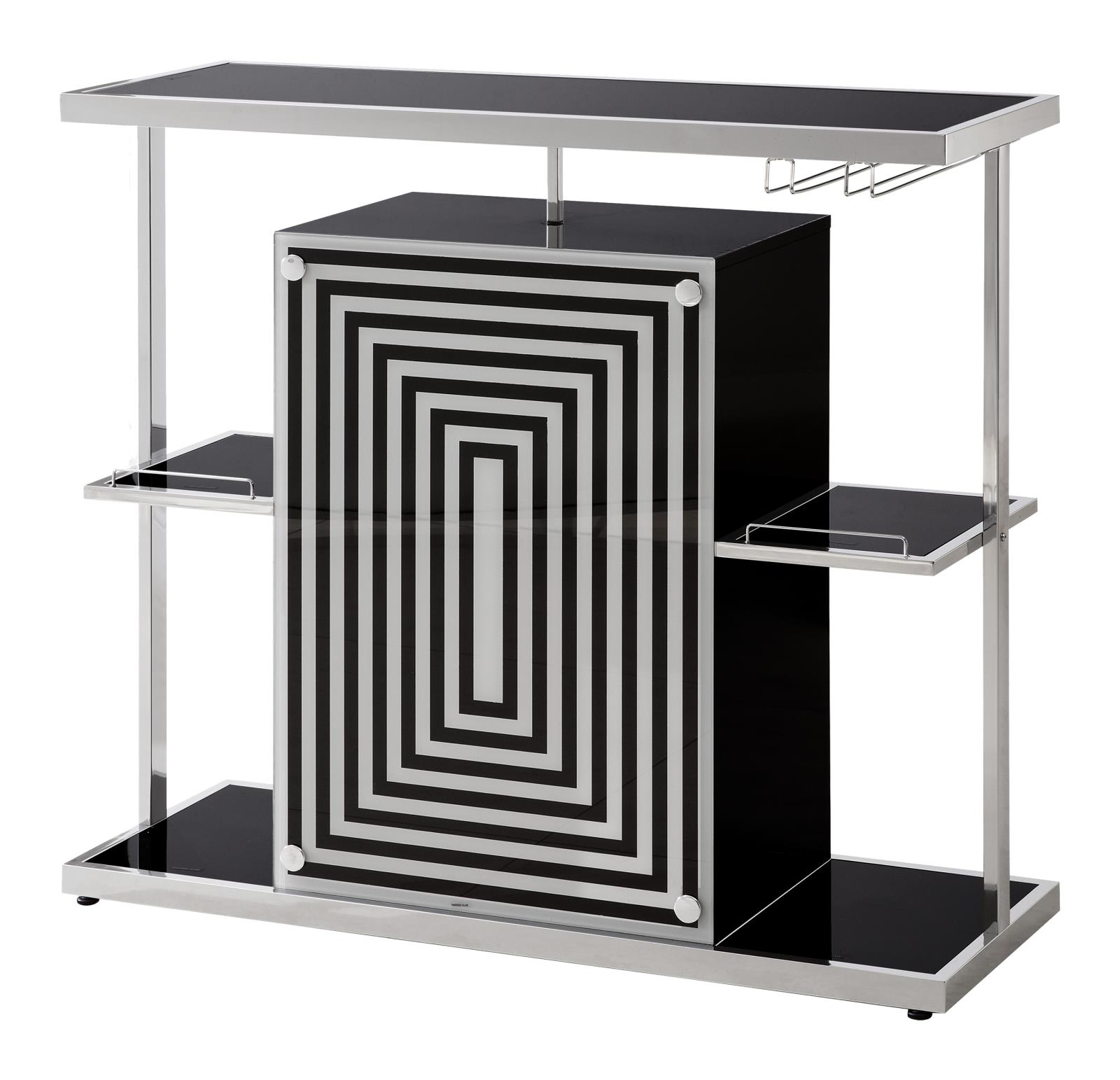 Zinnia Acrylic/ Steel 2-tier Bar Unit