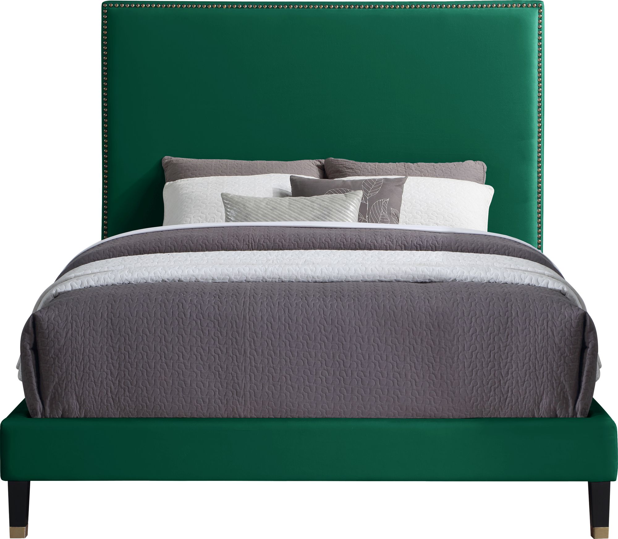 Harlie Velvet Full Size Bed