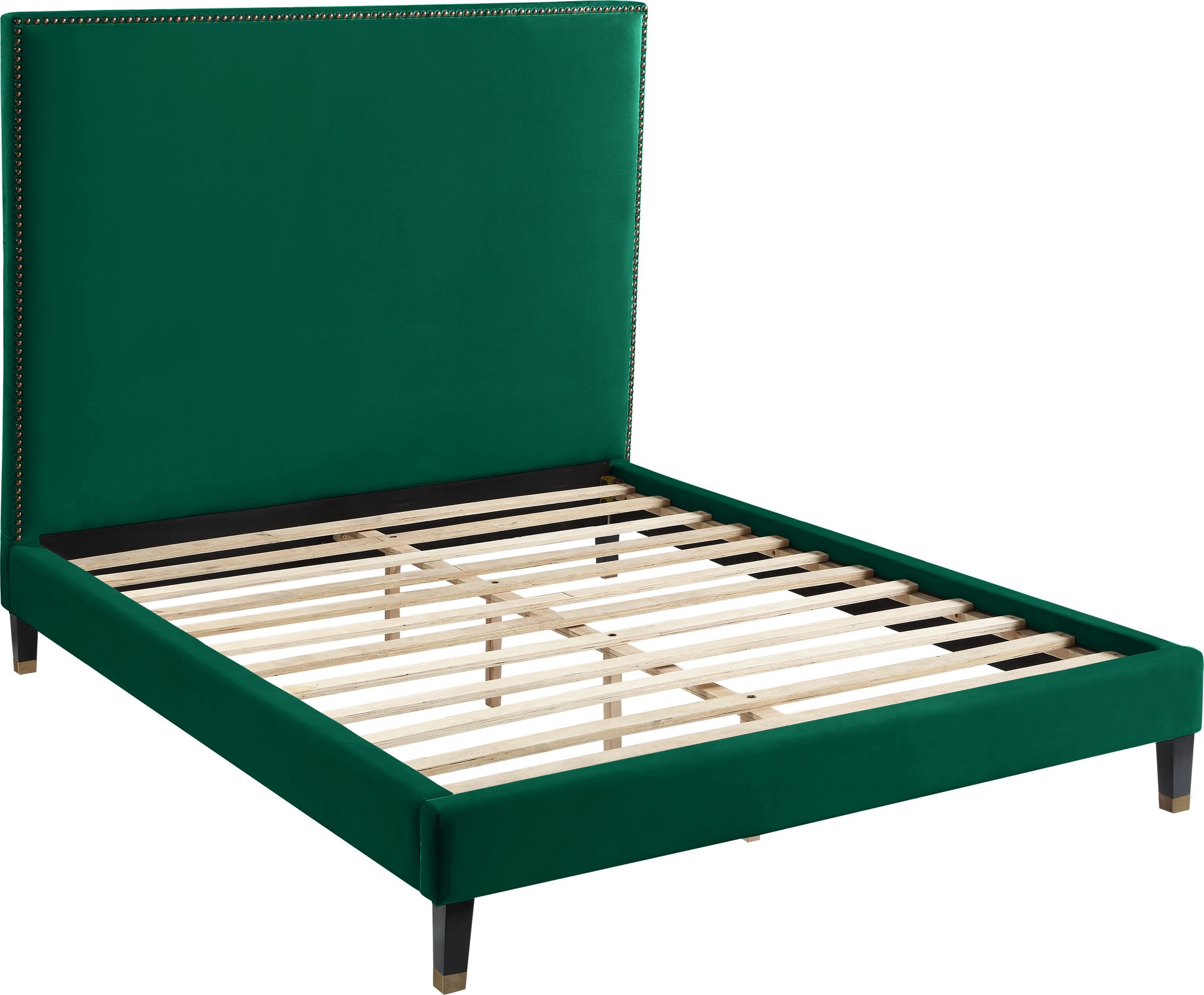 Harlie Velvet King Size Bed