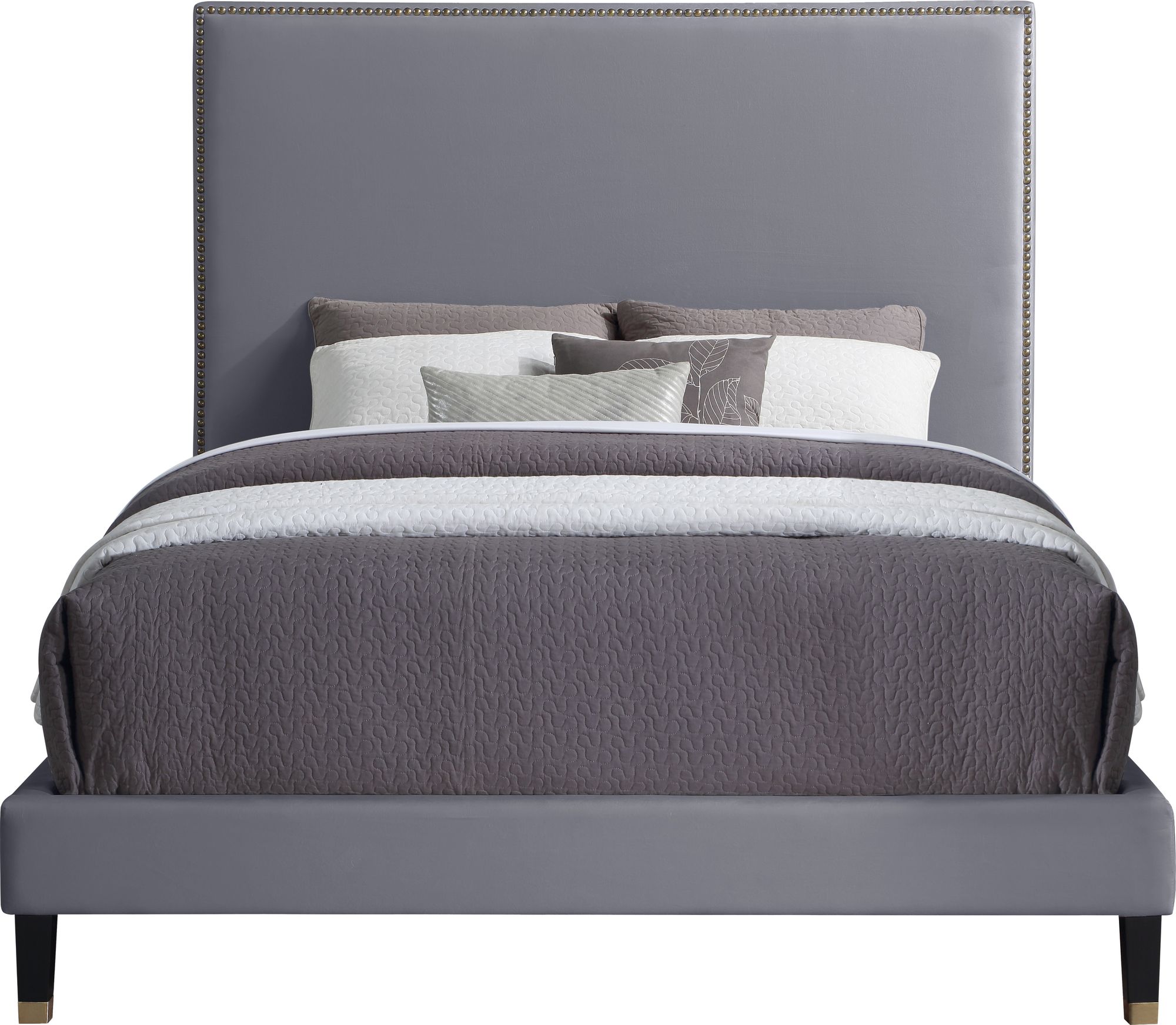 Harlie Velvet Full Size Bed
