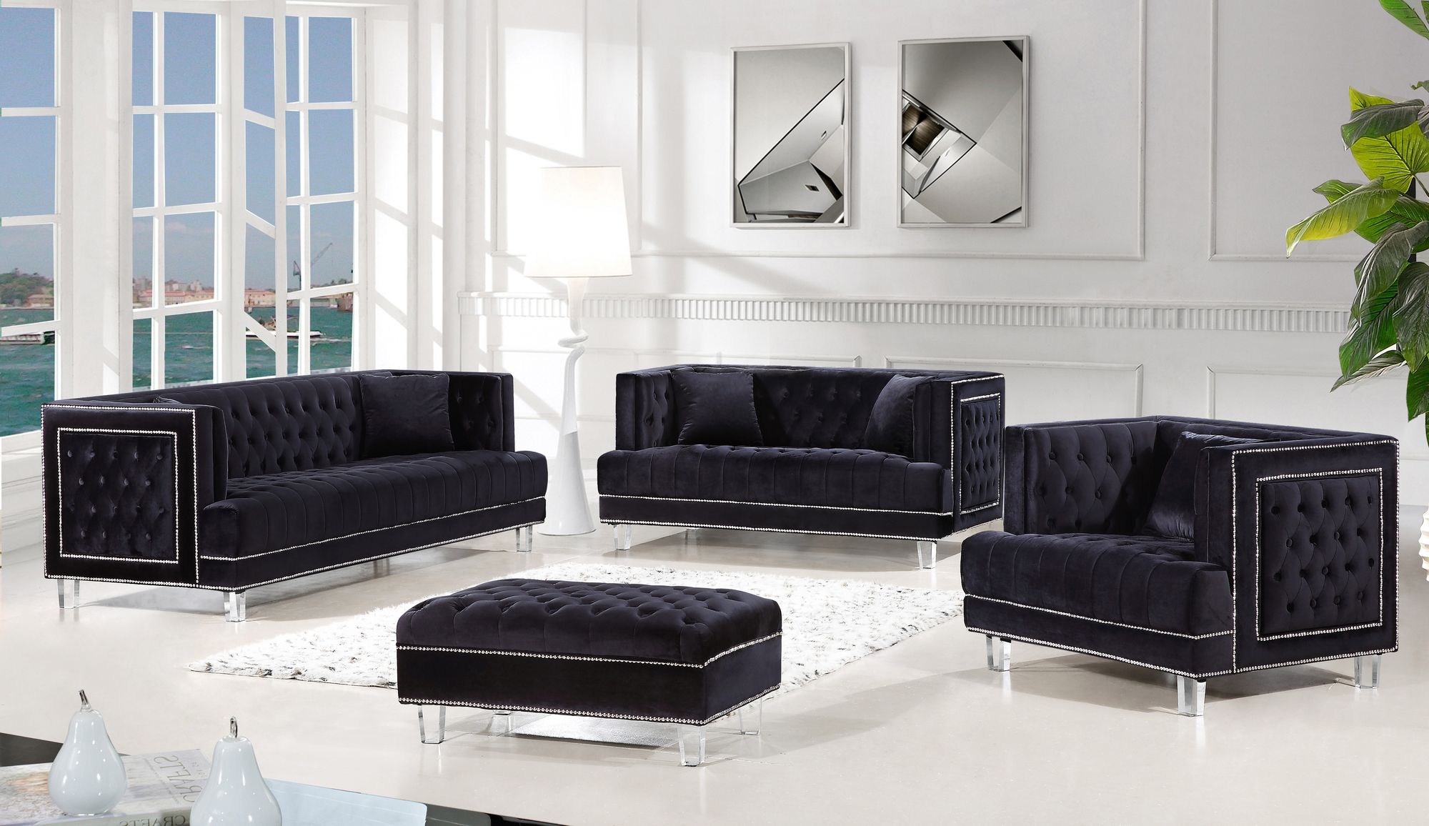 Lucas Velvet Chair