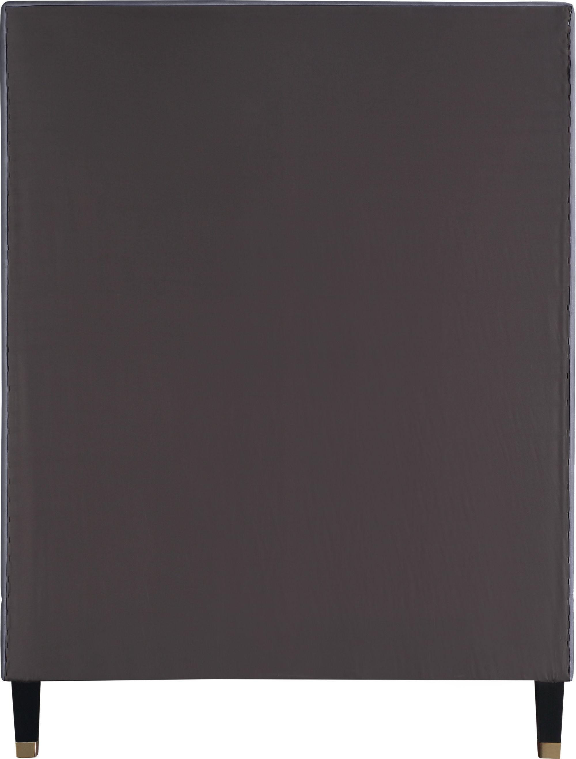Harlie Velvet Twin Size Bed