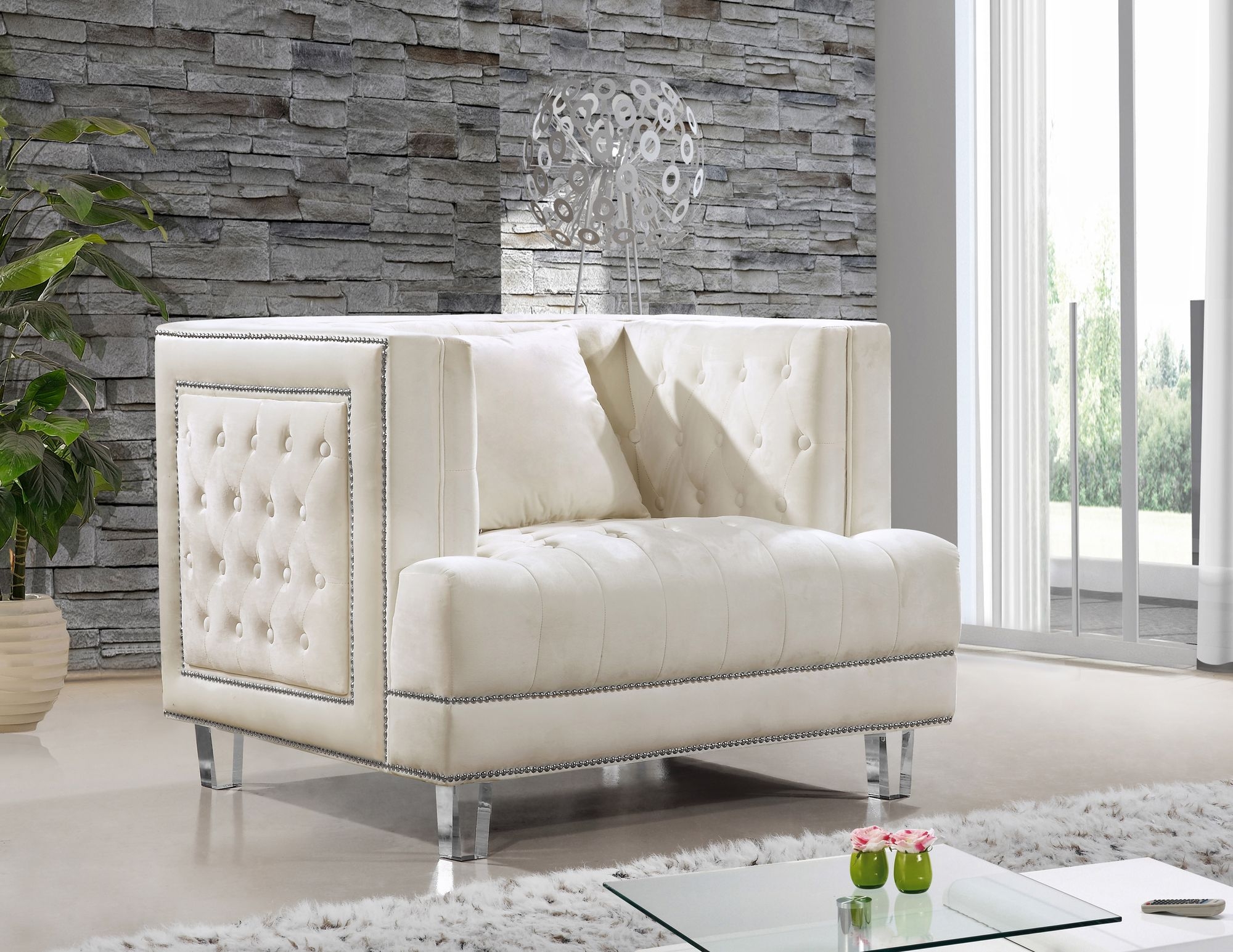 Lucas Velvet Chair