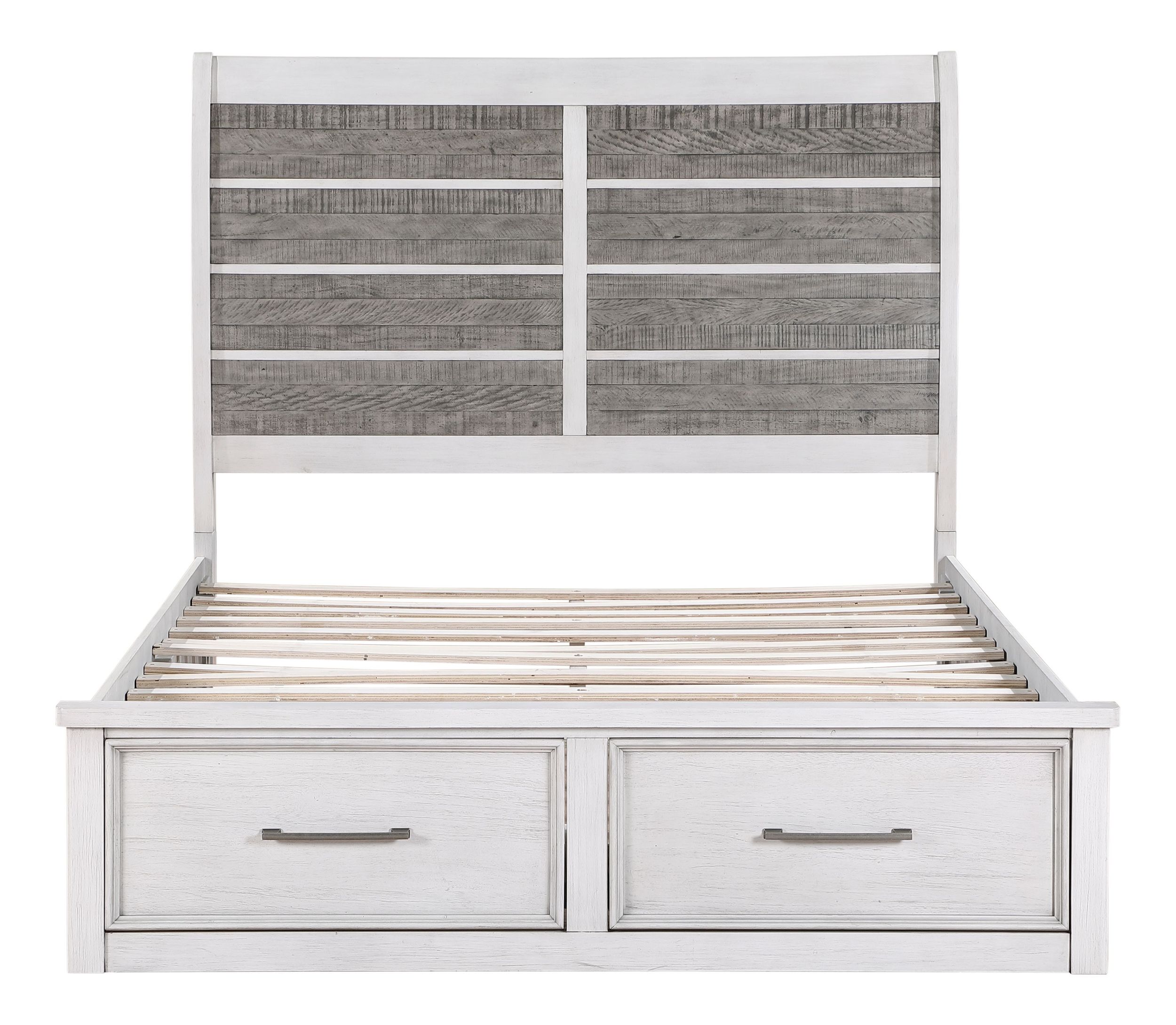 Ambrose Wood/Wood Veneer Storage Platform Bed