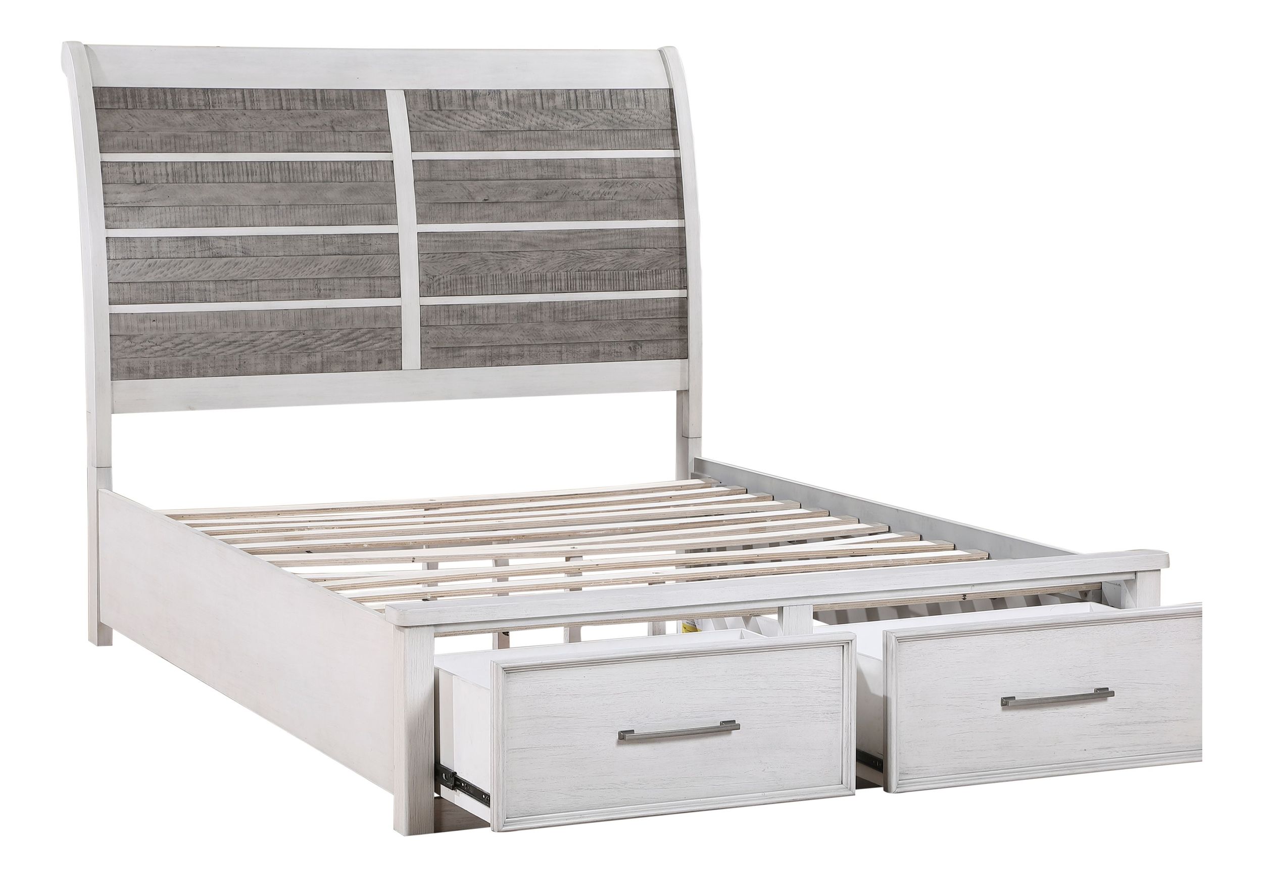 Ambrose Wood/Wood Veneer California King Storage Platform Bed