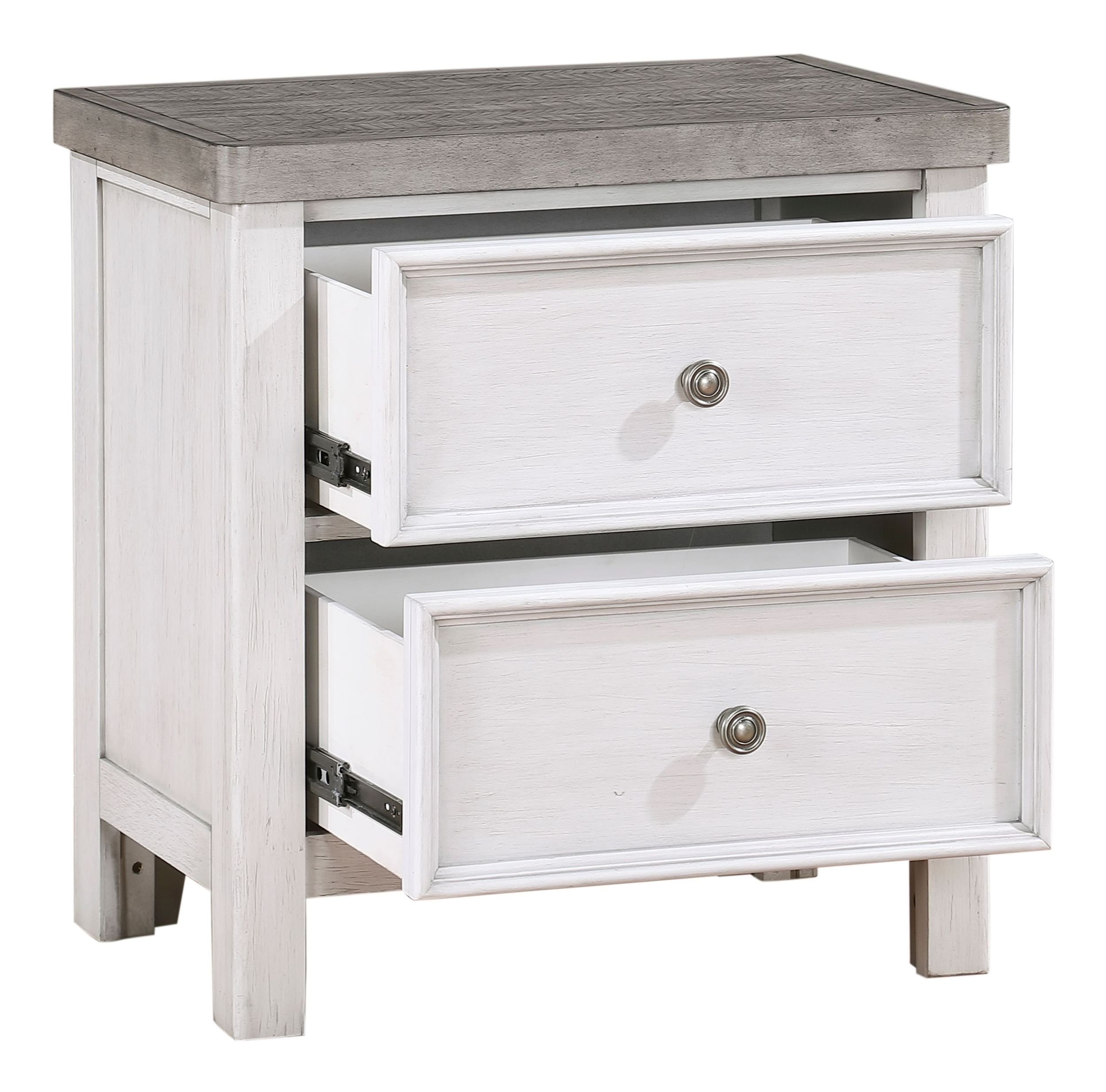 Ambrose Wood/Wood Veneer Storage Platform Bedroom Set