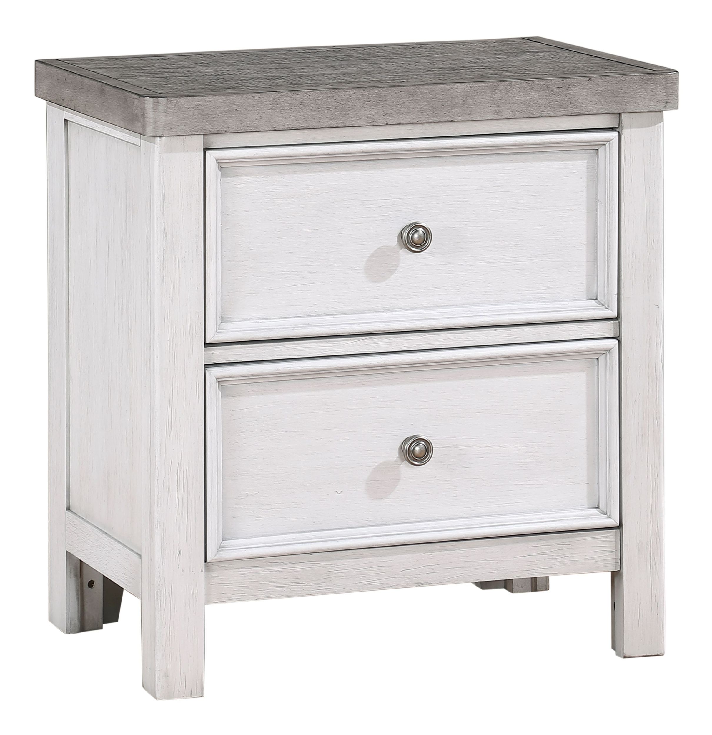 Ambrose Wood/Wood Veneer Storage Platform Bedroom Set