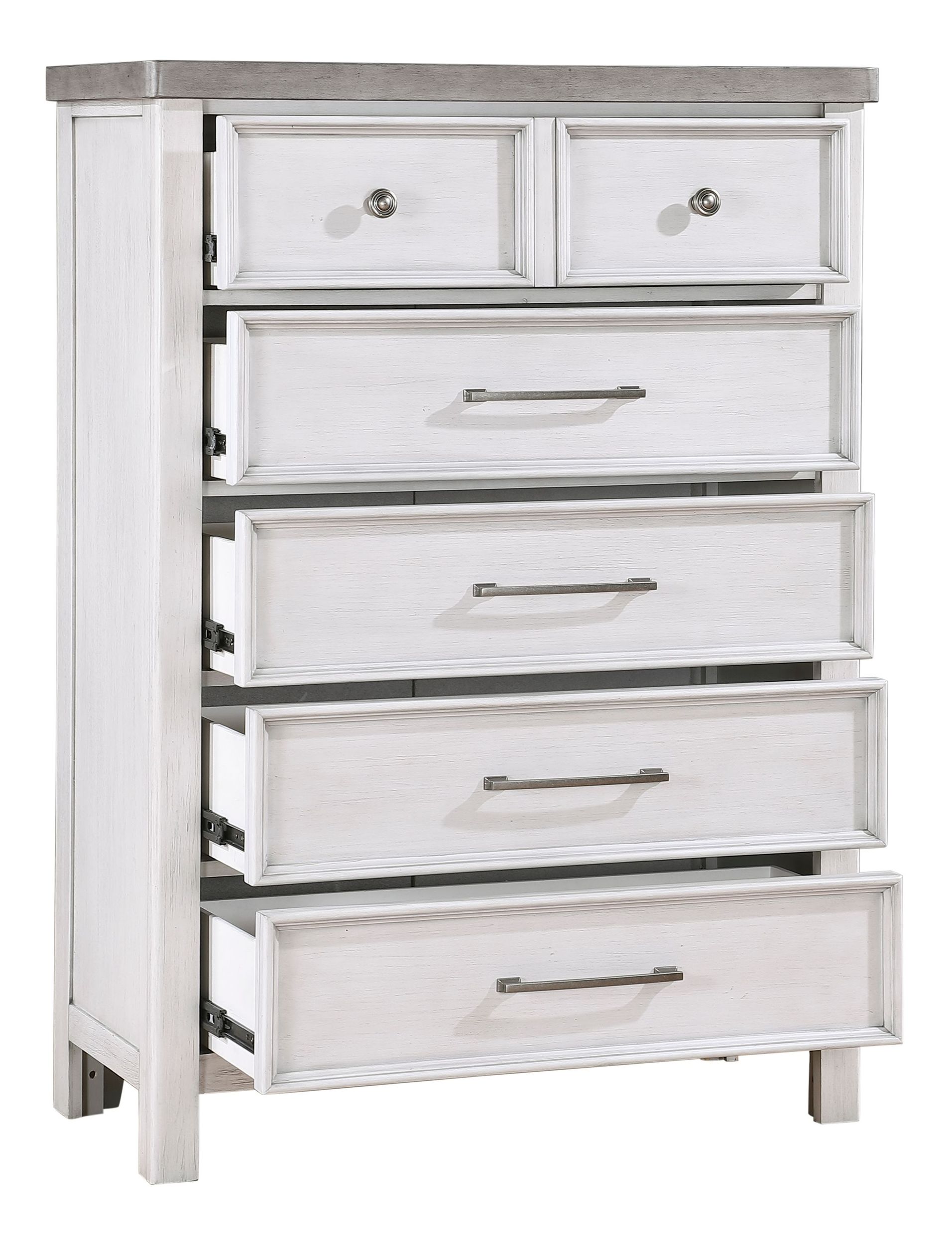 Ambrose Wood/Wood Veneer 5-Drawer Chest