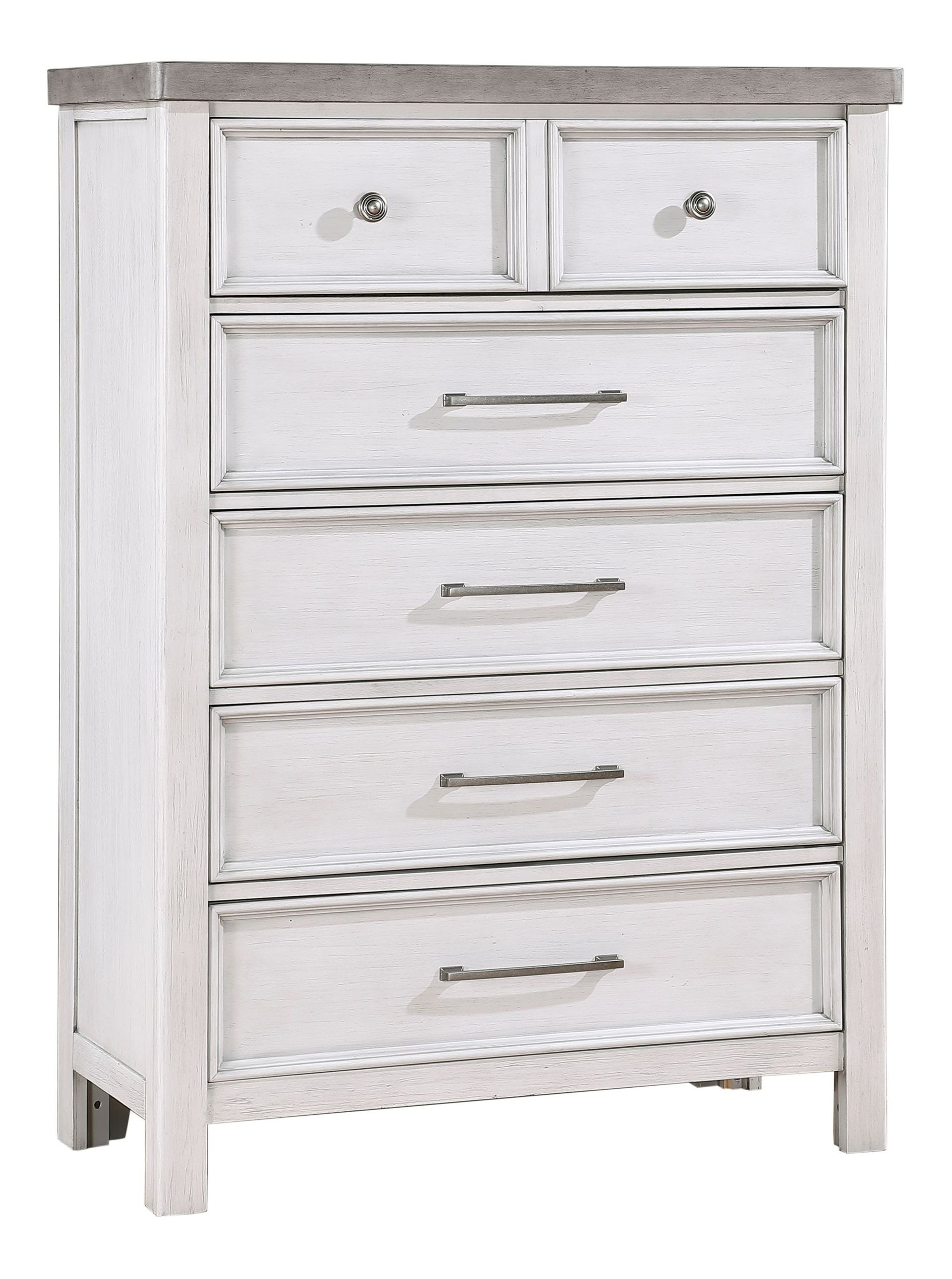 Ambrose Wood/Wood Veneer 5-Drawer Chest