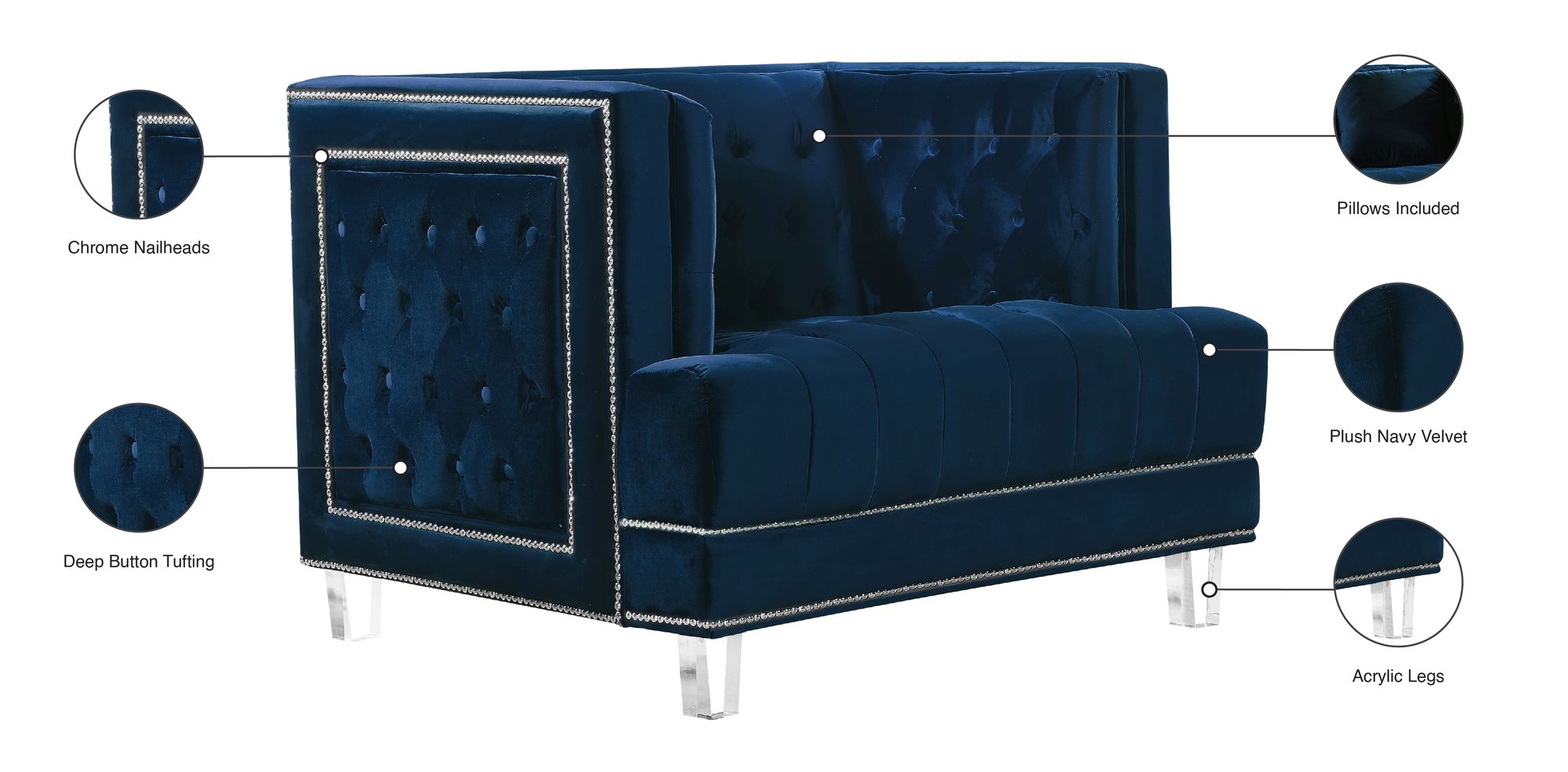 Lucas Velvet Chair