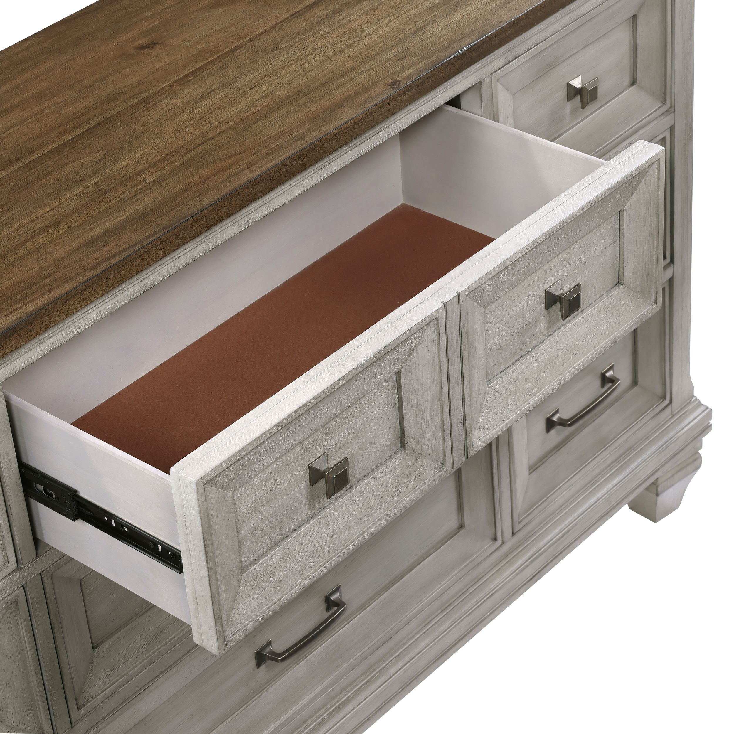 Renton Wood 9-Drawer Dresser