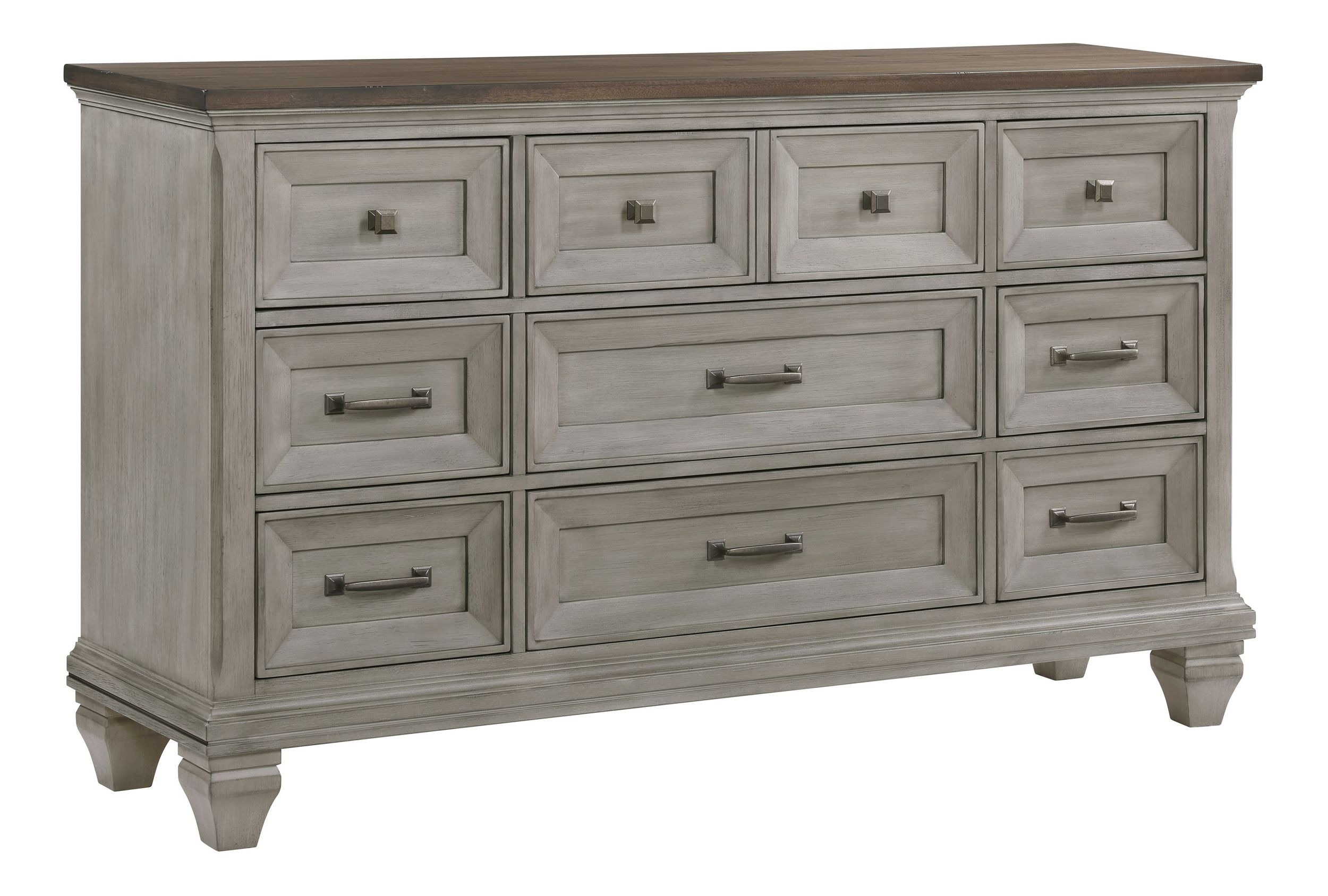 Renton Wood 9-Drawer Dresser