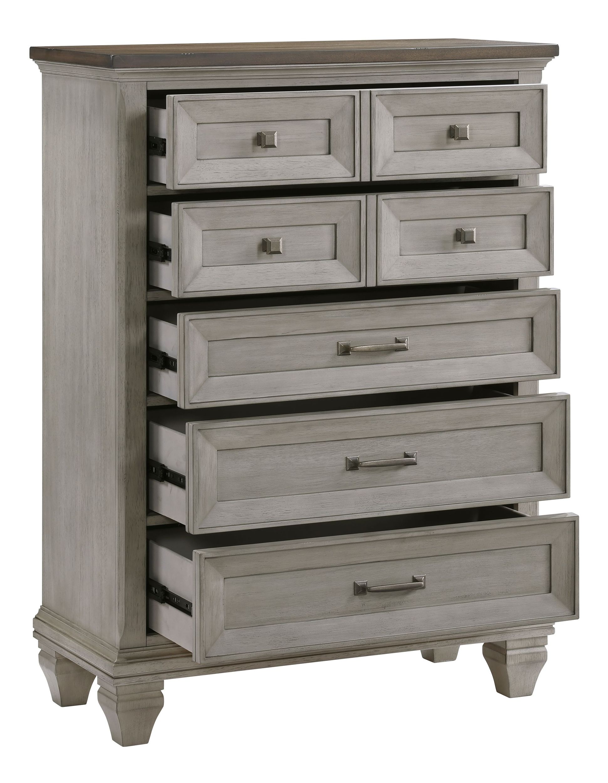 Renton Wood 5-Drawer Chest