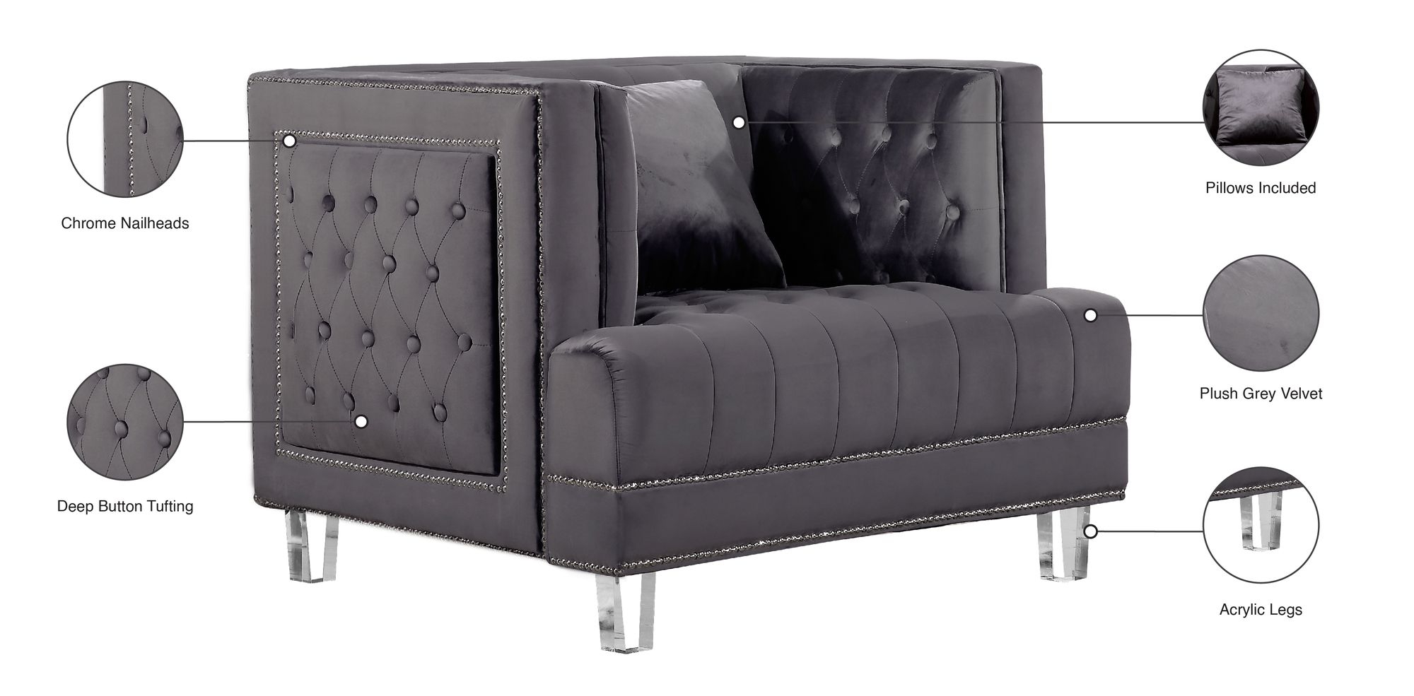 Lucas Velvet Chair