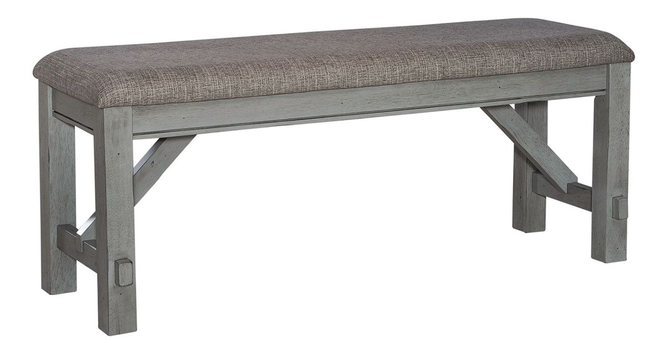 Newport Extendable Trestle Dining Set | Gray Wood 8-Seater