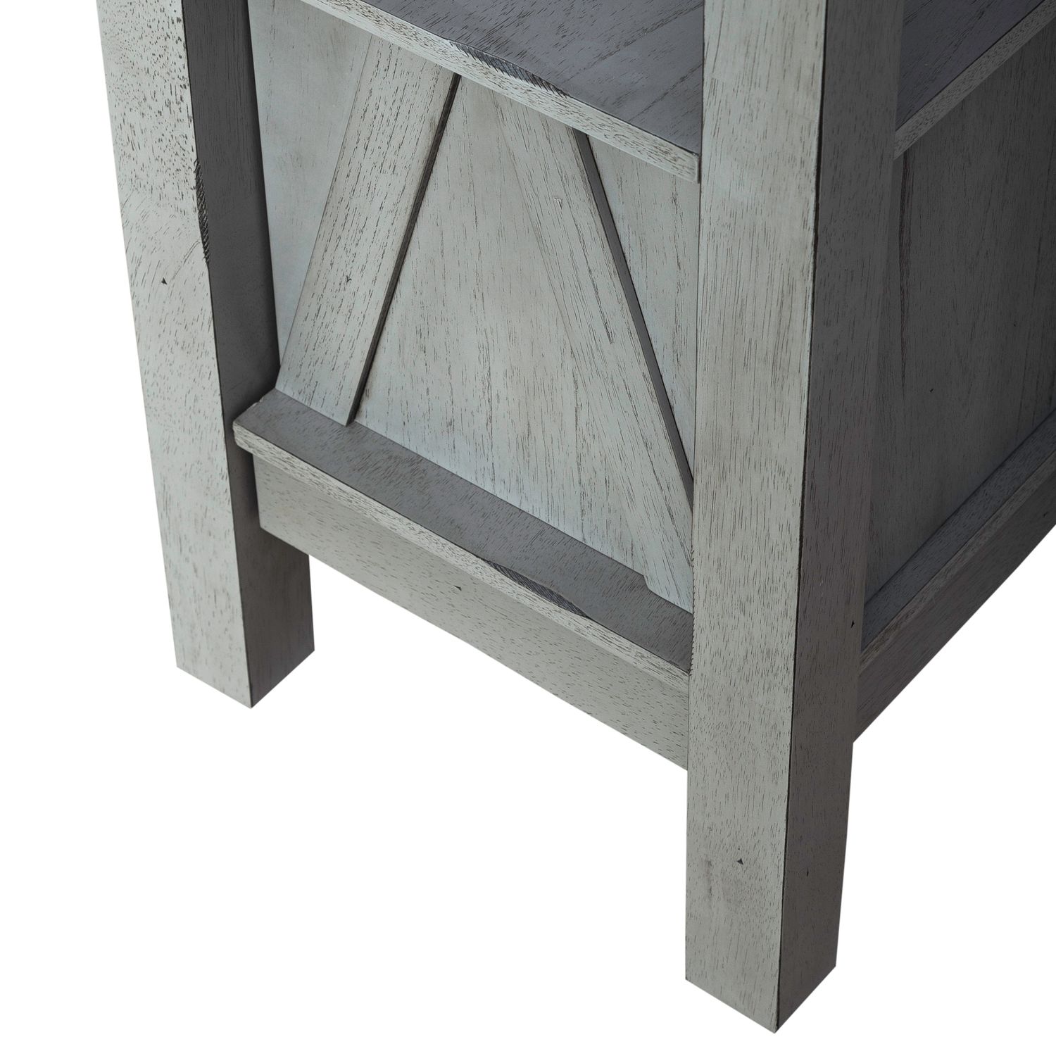 Newport Extendable Trestle Dining Set | Gray Wood 8-Seater