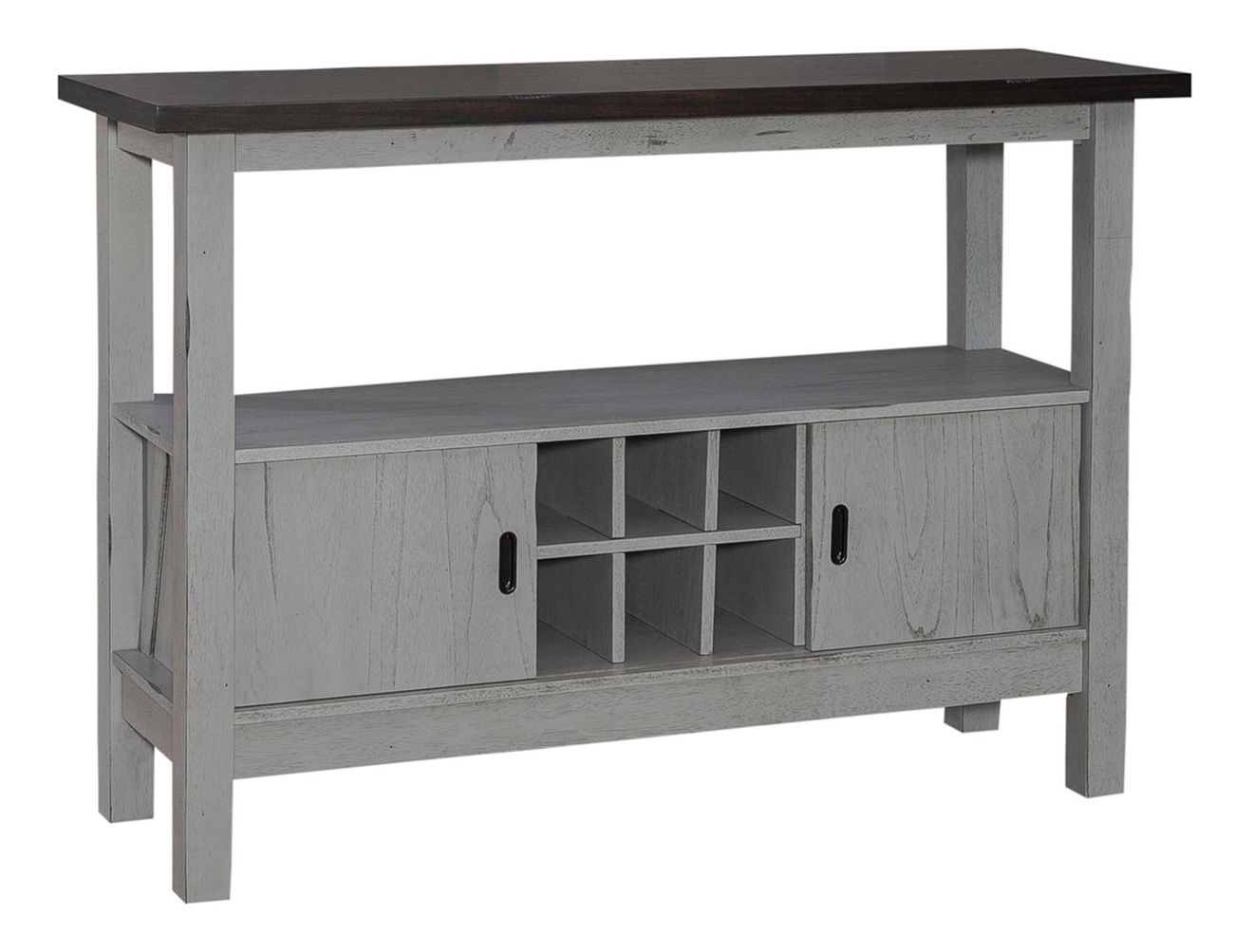 Newport Extendable Trestle Dining Set | Gray Wood 8-Seater