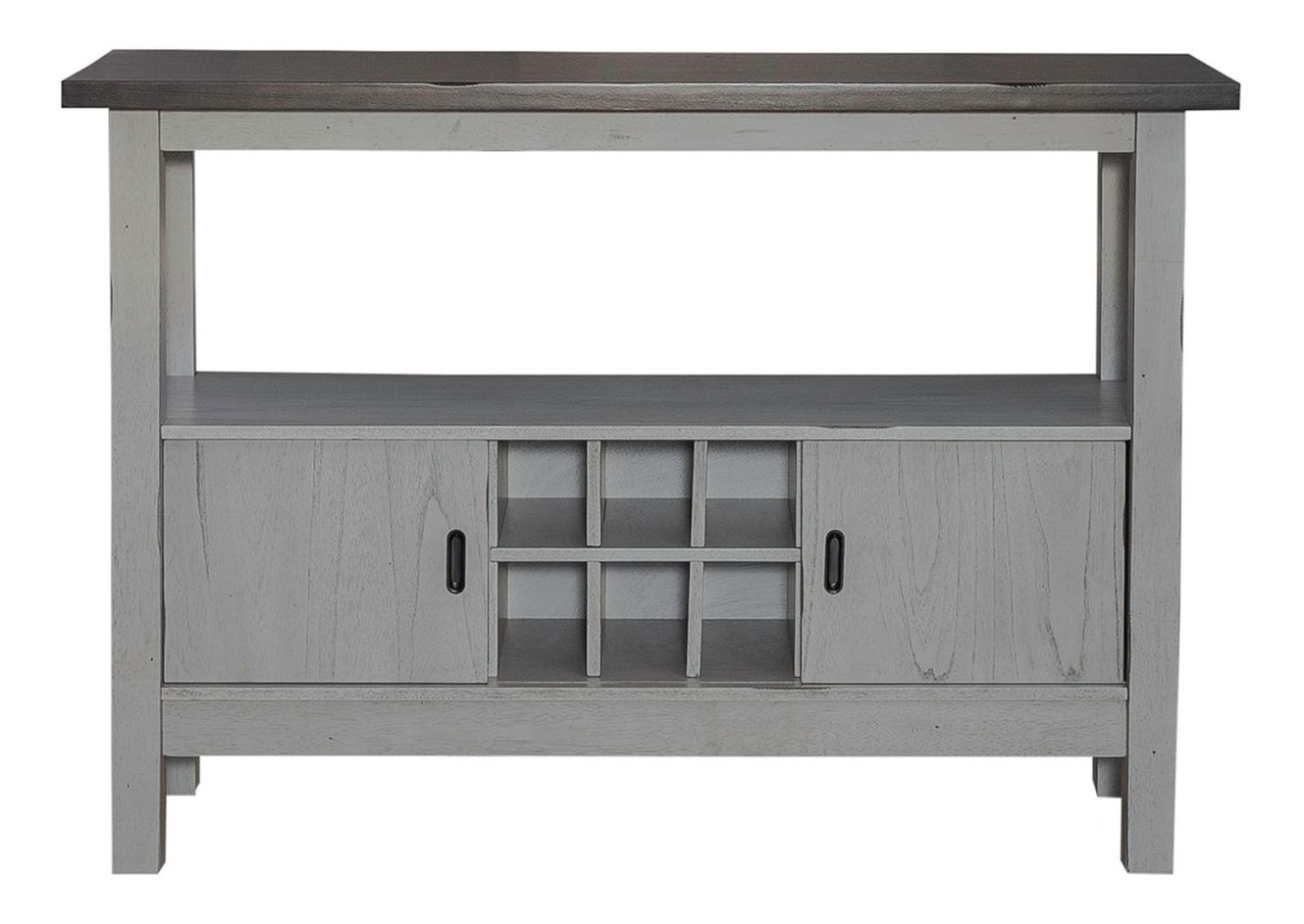 Newport Extendable Trestle Dining Set | Gray Wood 8-Seater