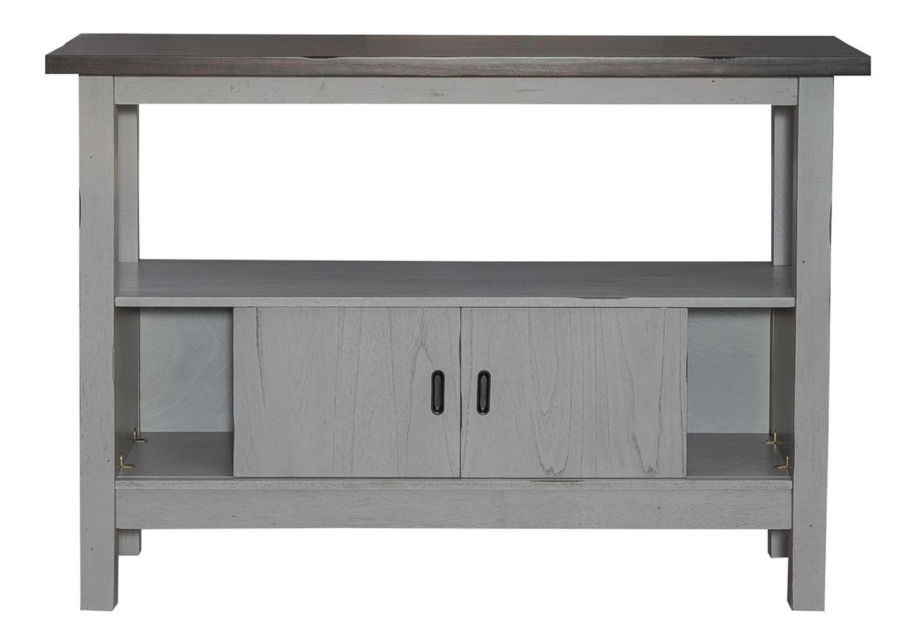 Newport Extendable Trestle Dining Set | Gray Wood 8-Seater