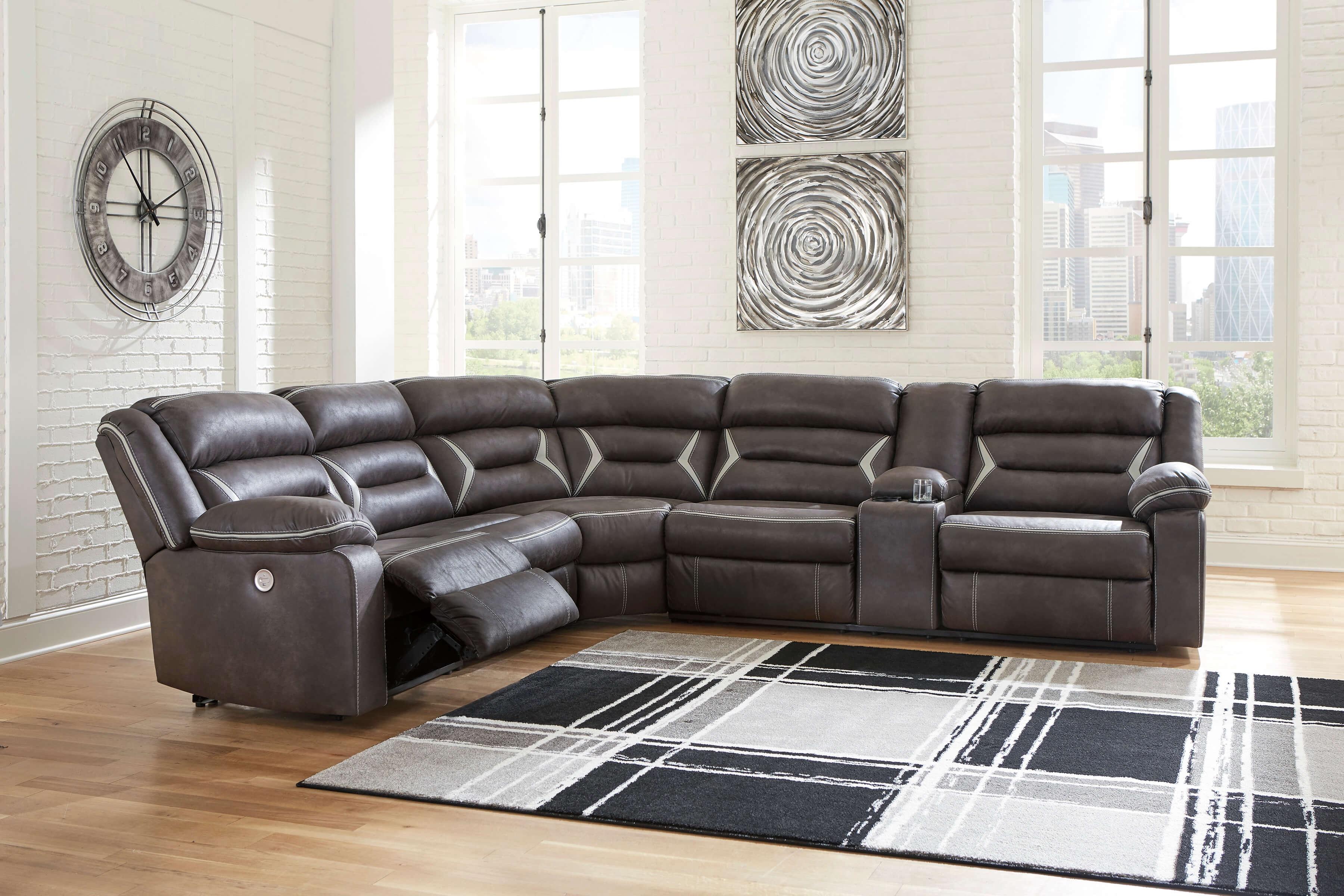 Kincord 4-Piece Power Reclining Sectional