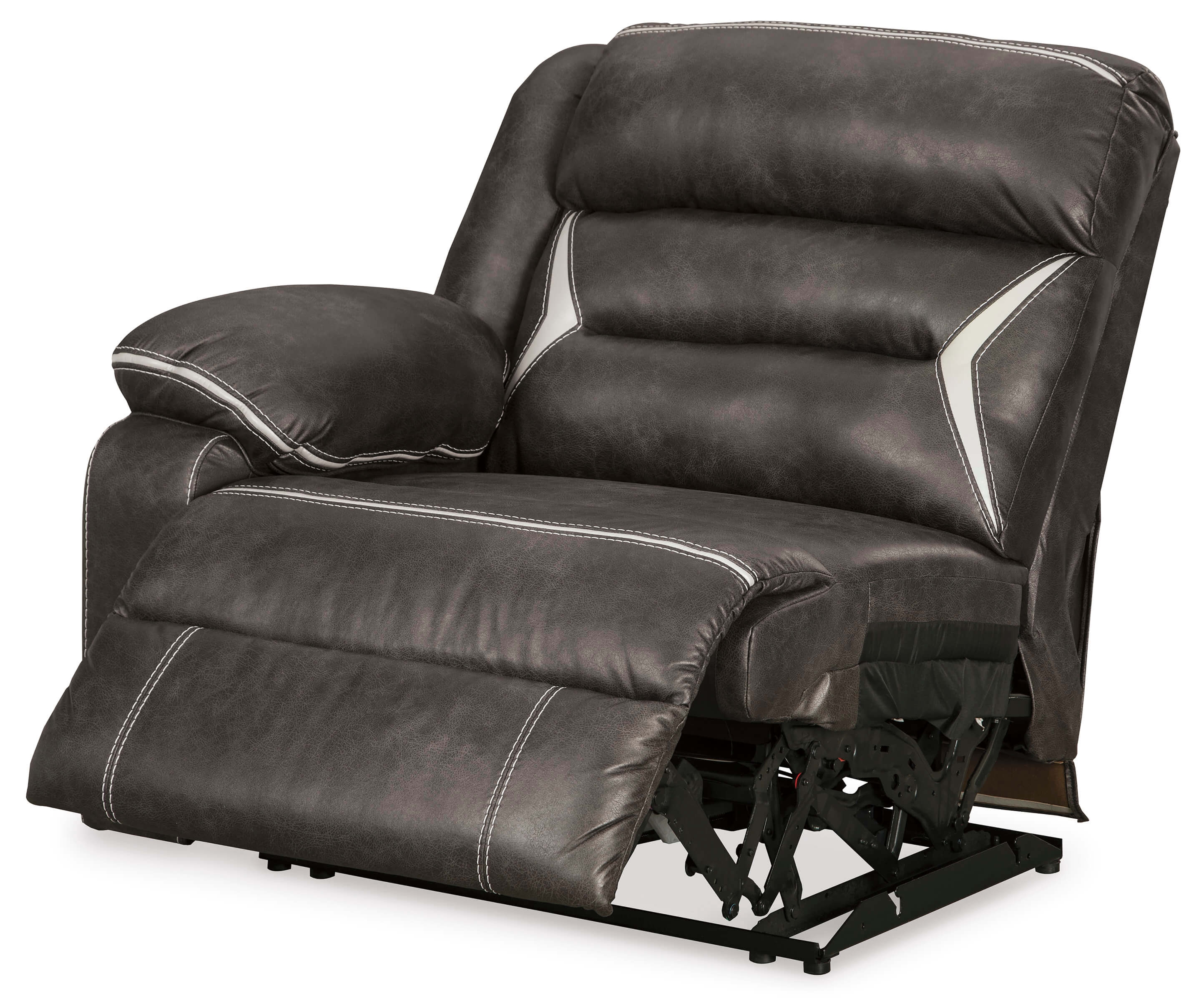 Kincord 4-Piece Polyester Power Reclining Sectional Sofa, Right Arm Facing