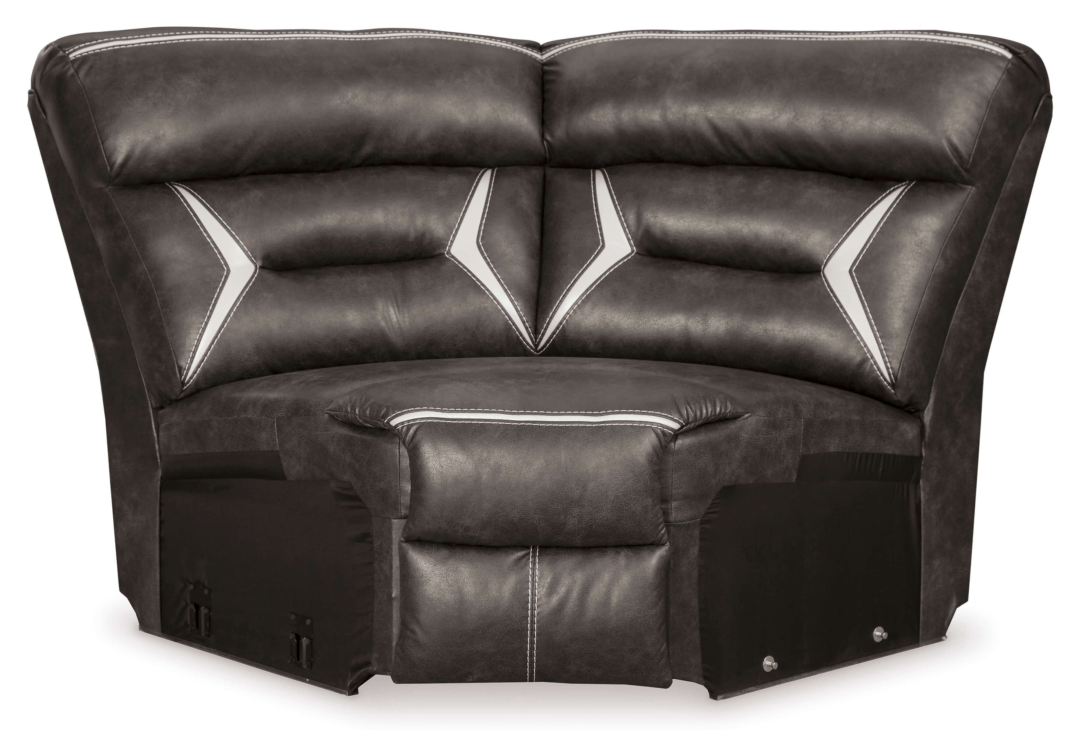 Kincord 3-Piece Polyester Power Reclining Sectional Sofa