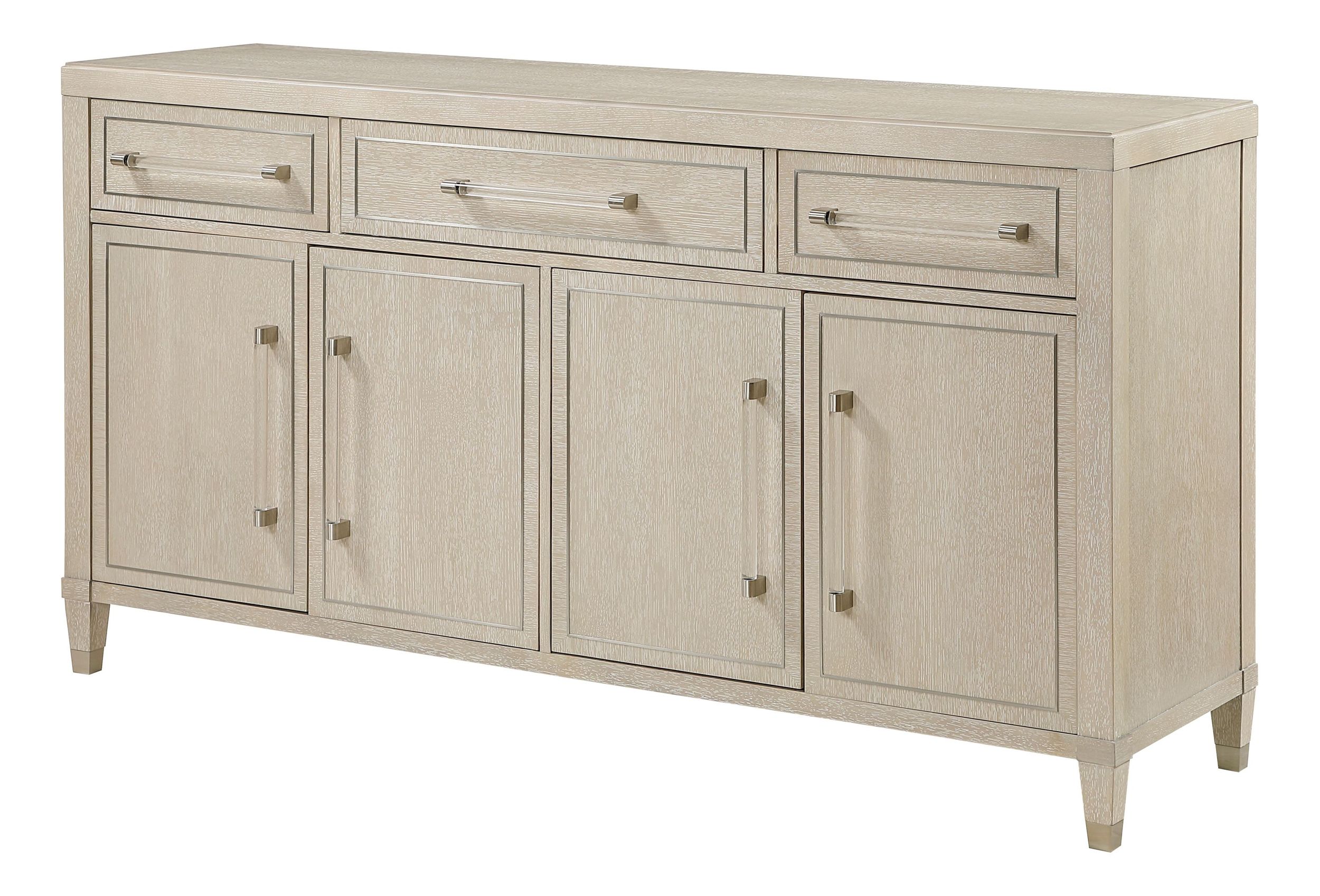 Genoa Wood Server with 4 Doors & 3 Drawers