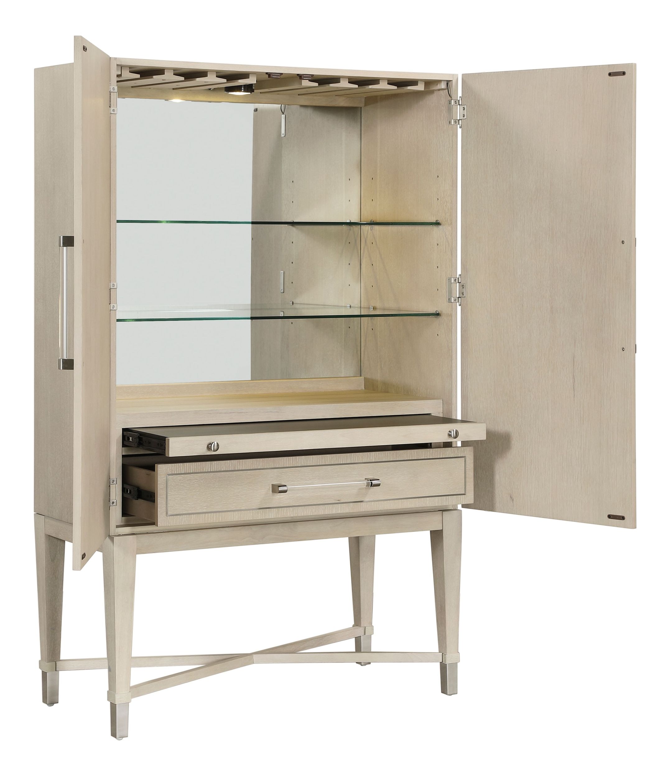 Genoa Wood Bar Cabinet with 2 Doors
