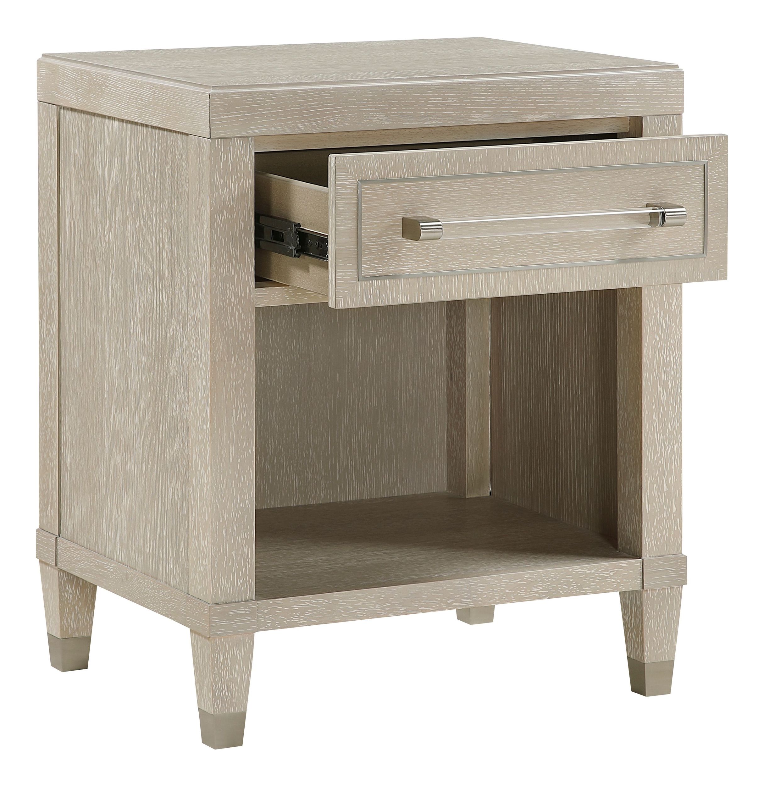 Genoa Wood 1-Drawer Night Stand