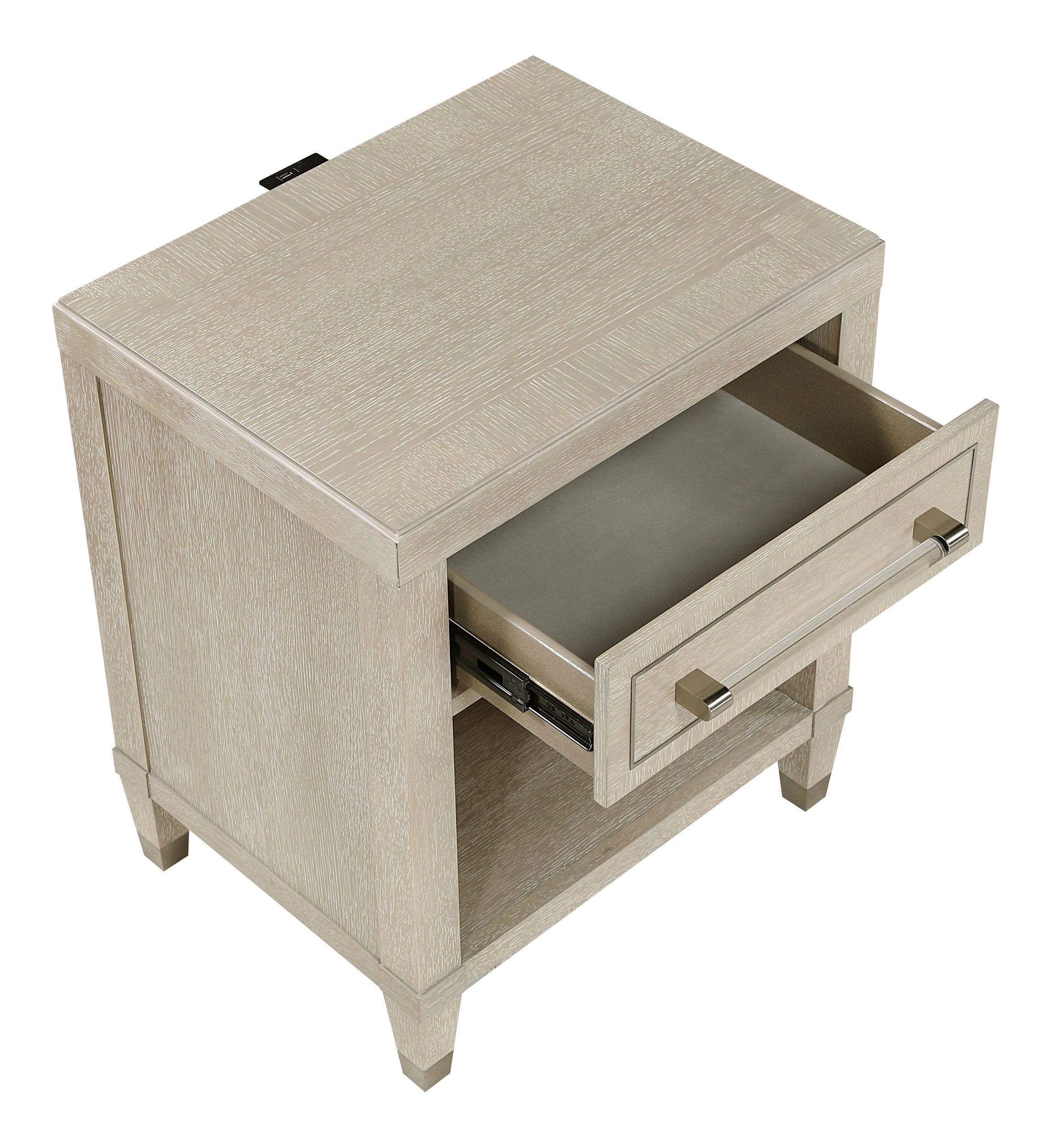 Genoa Wood 1-Drawer Night Stand