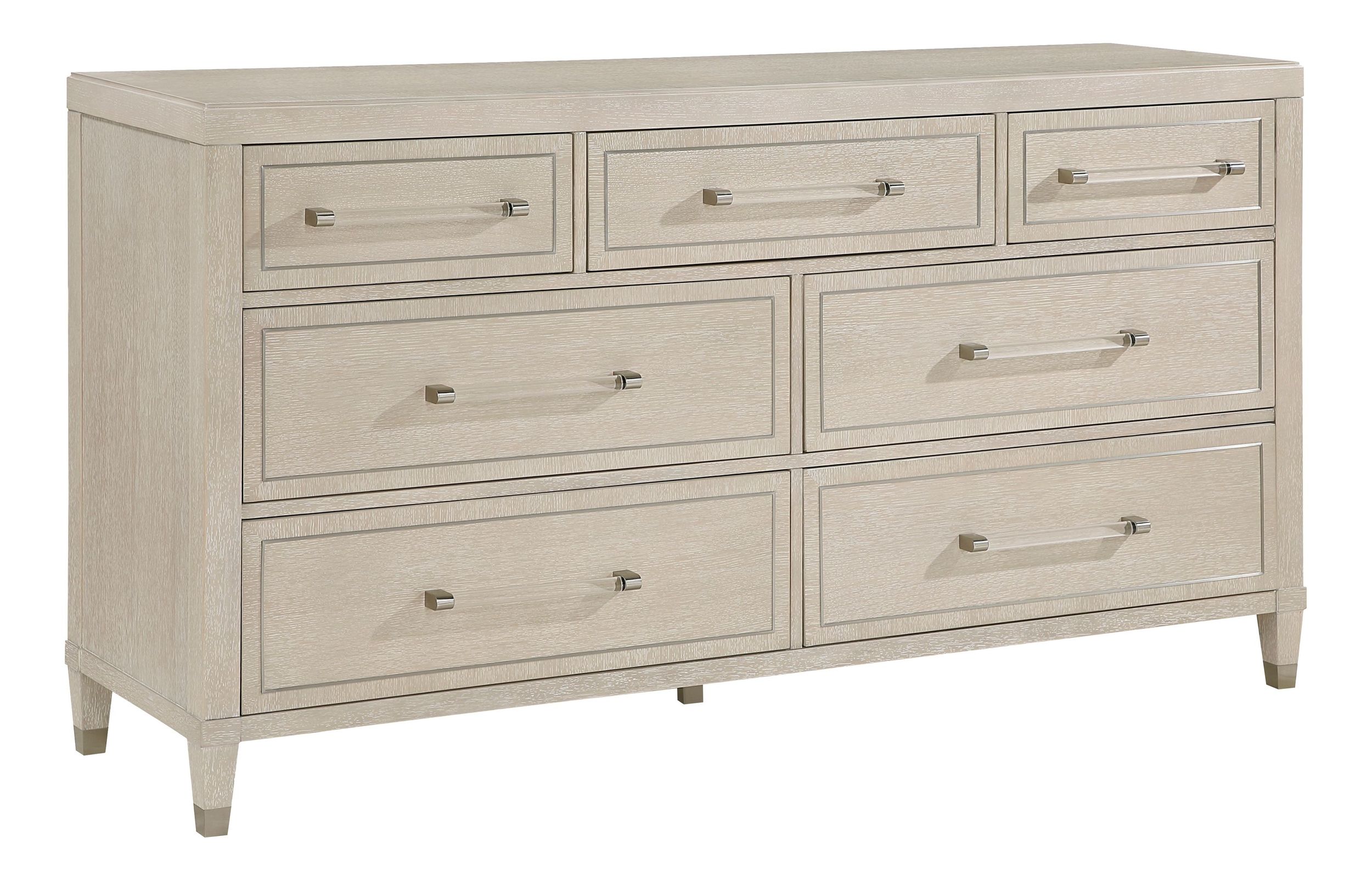 Genoa Chenille/Wood Storage Platform Bedroom Set