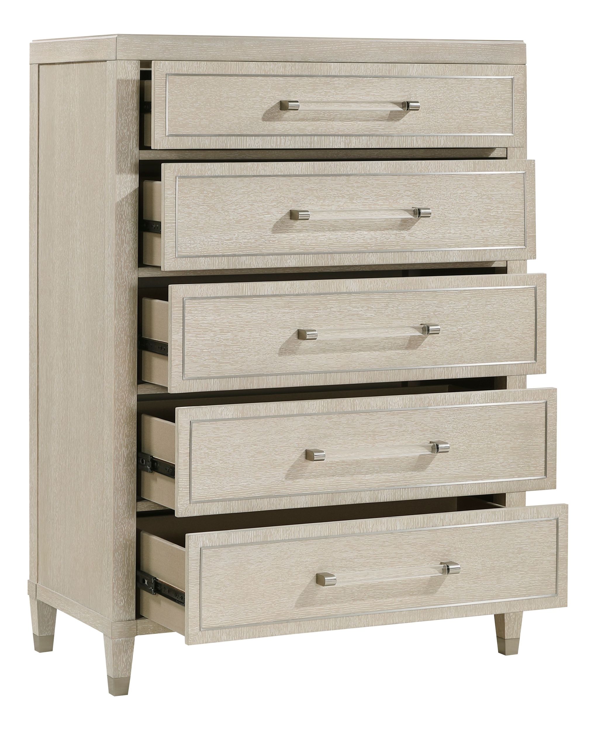Genoa Wood 5-Drawer Chest