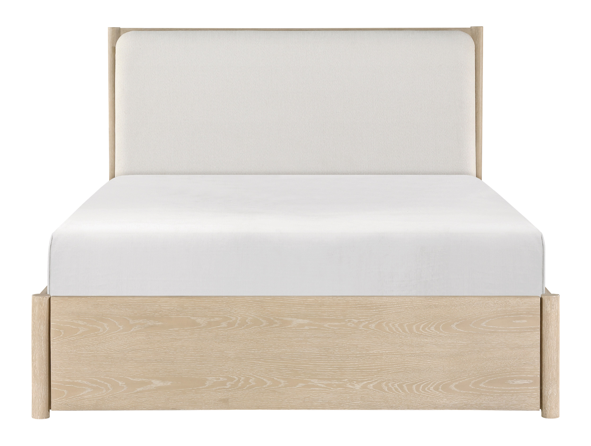 Matteo Polyester/Wood Storage Eastern King Platform Bed