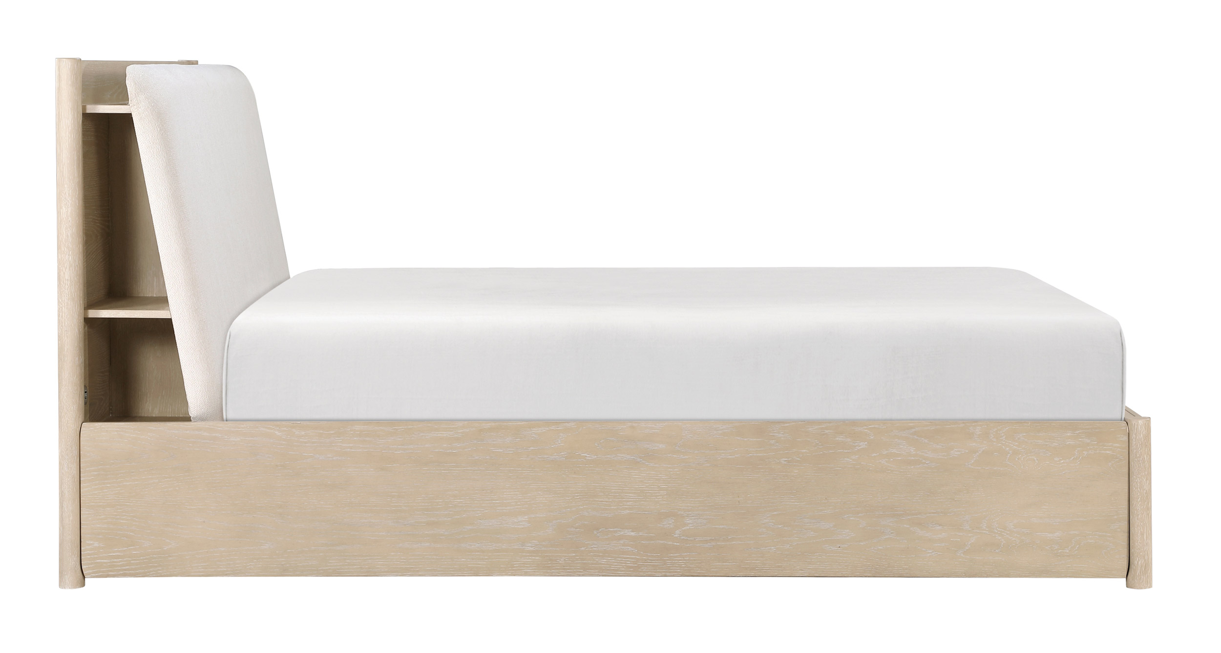 Matteo Polyester/Wood Storage Queen Platform Bed