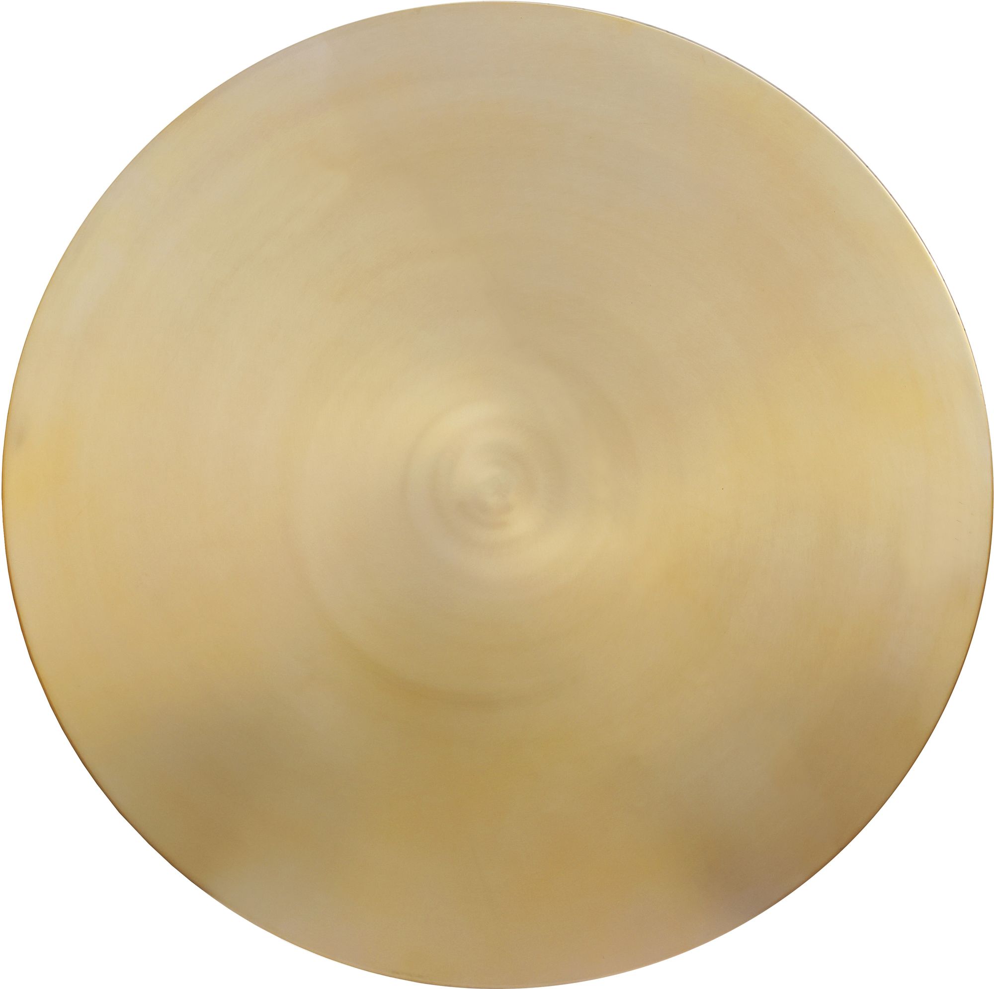 Raven 48" Round Brushed Dining Table with Matte Black Base