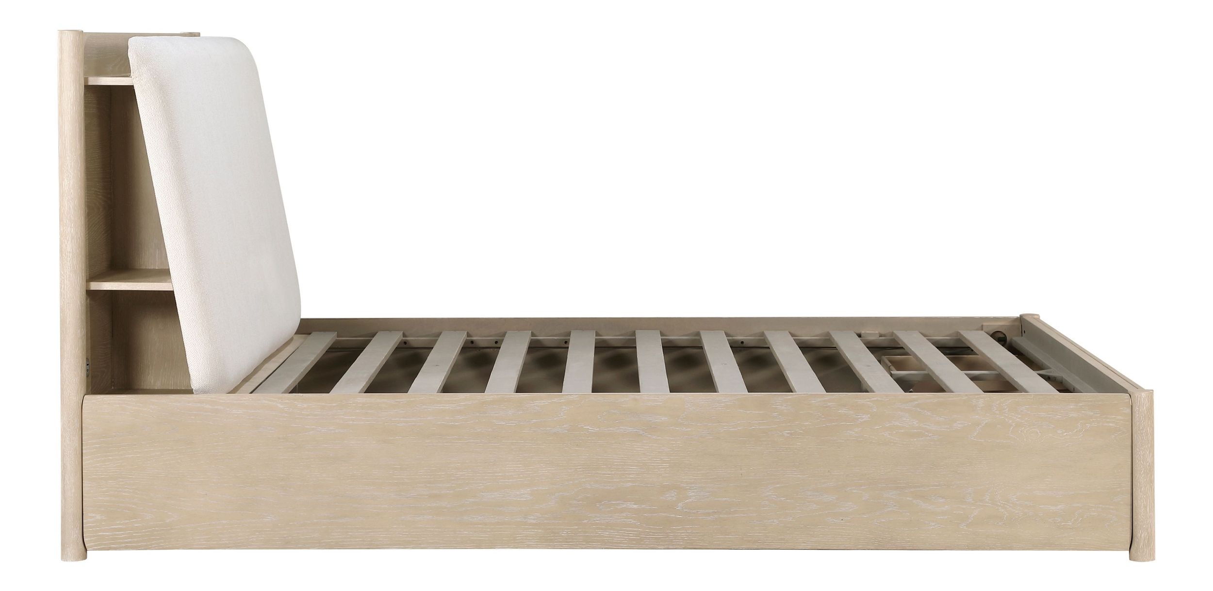 Matteo Polyester/Wood Storage Platform Bedroom Set